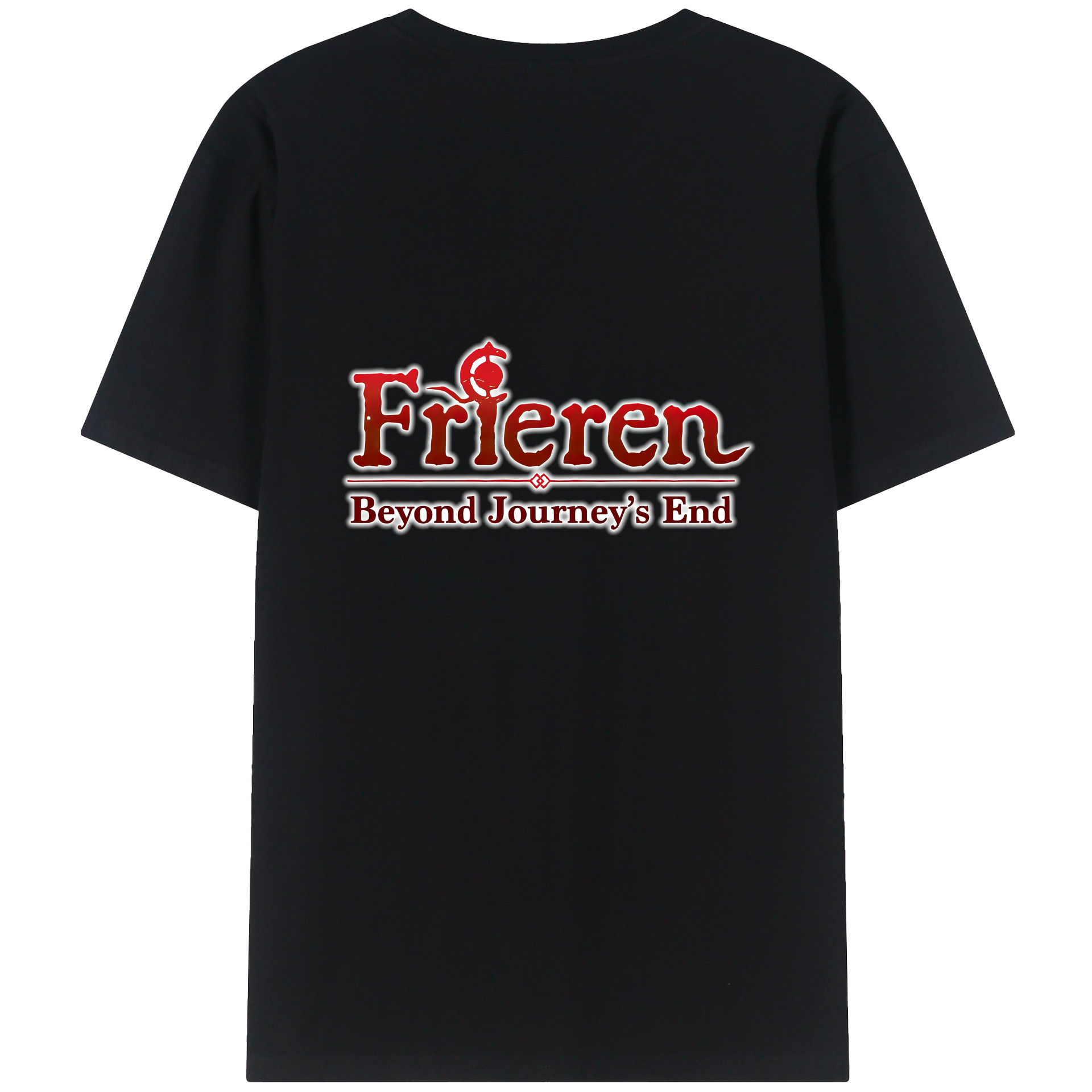 （画像用） 葬送のフリーレン Frieren 綿100％半袖Tシャツ（背面プリント）