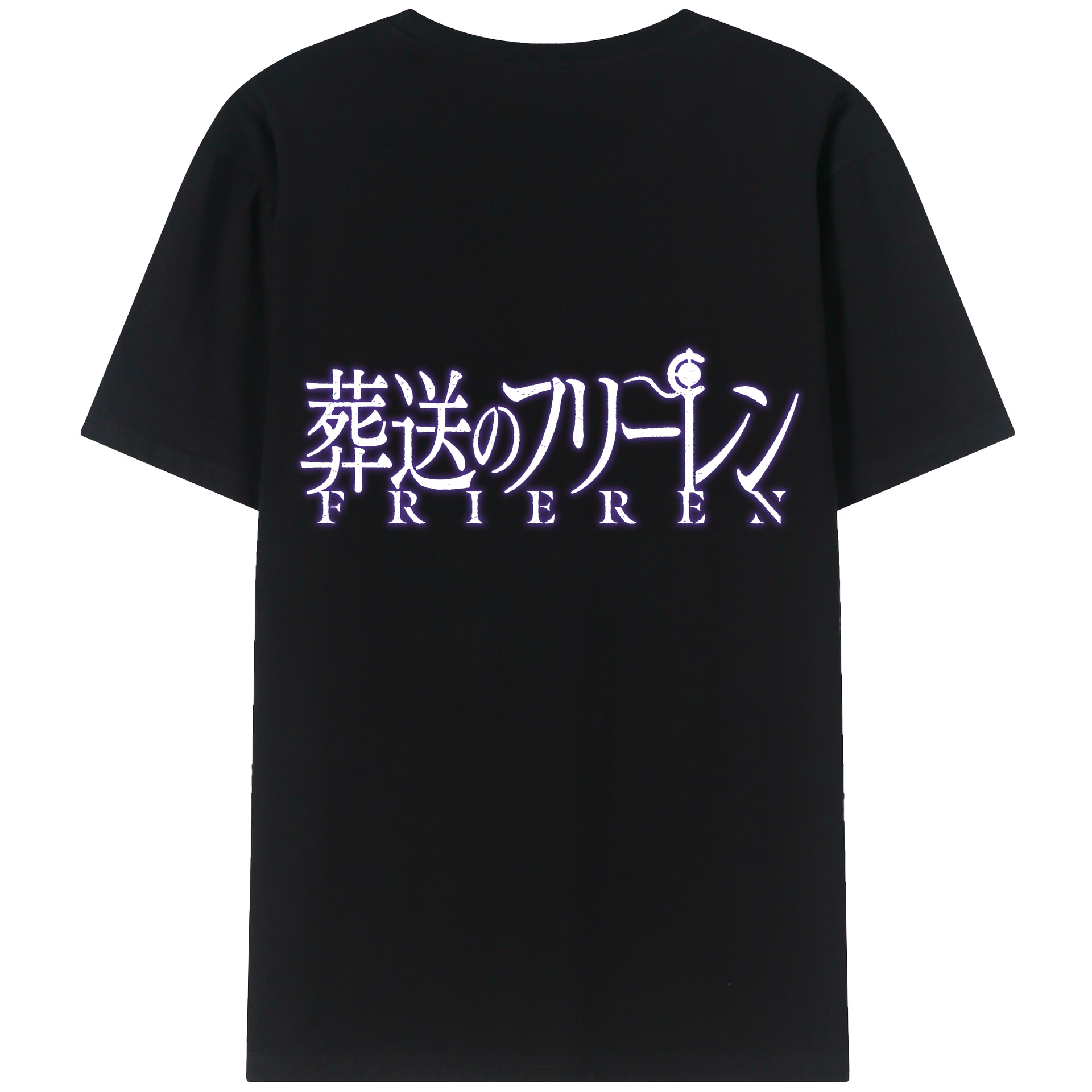 （画像用） 葬送のフリーレン Frieren 綿100％半袖Tシャツ（背面プリント）