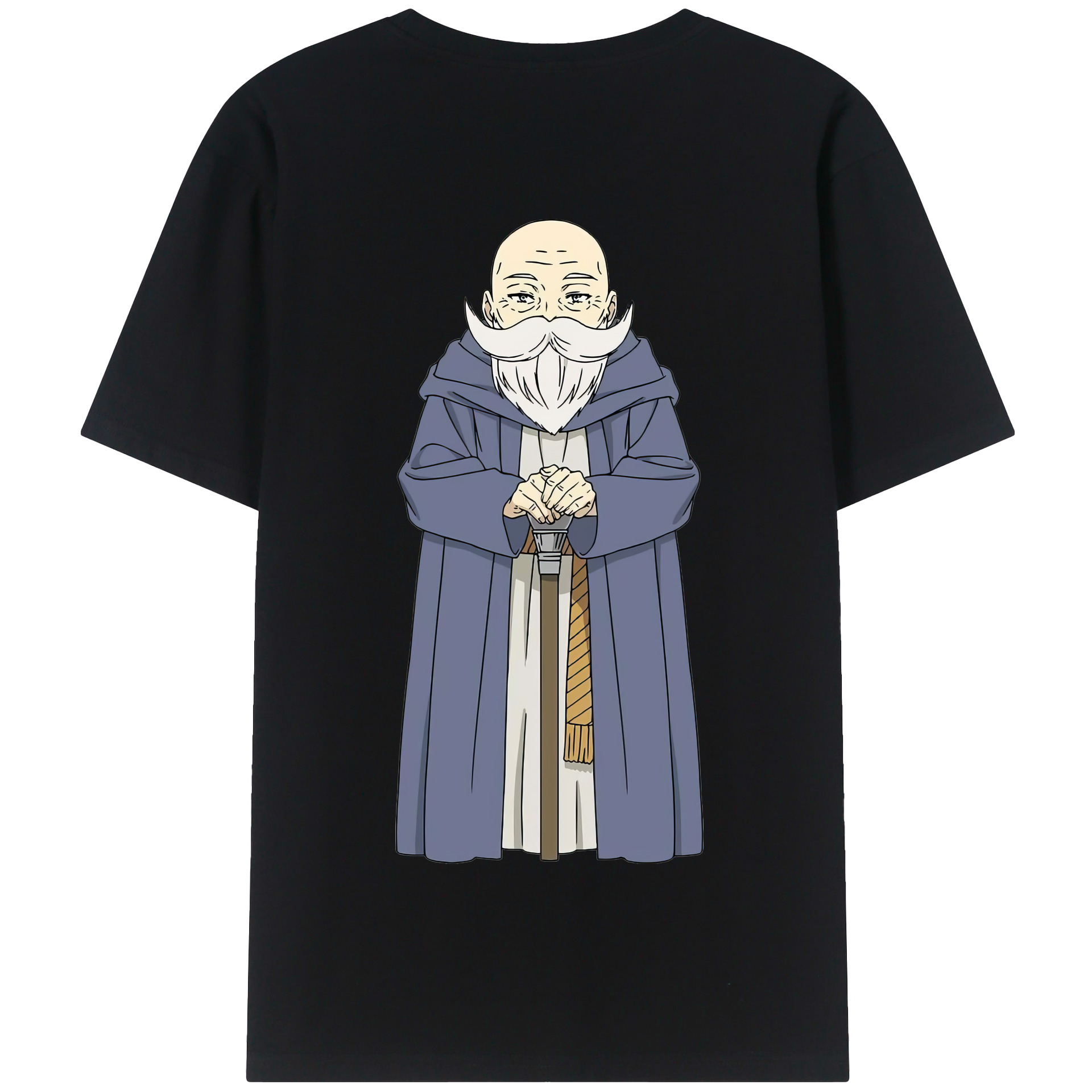 （画像用） 葬送のフリーレン Frieren 綿100％半袖Tシャツ（背面プリント）