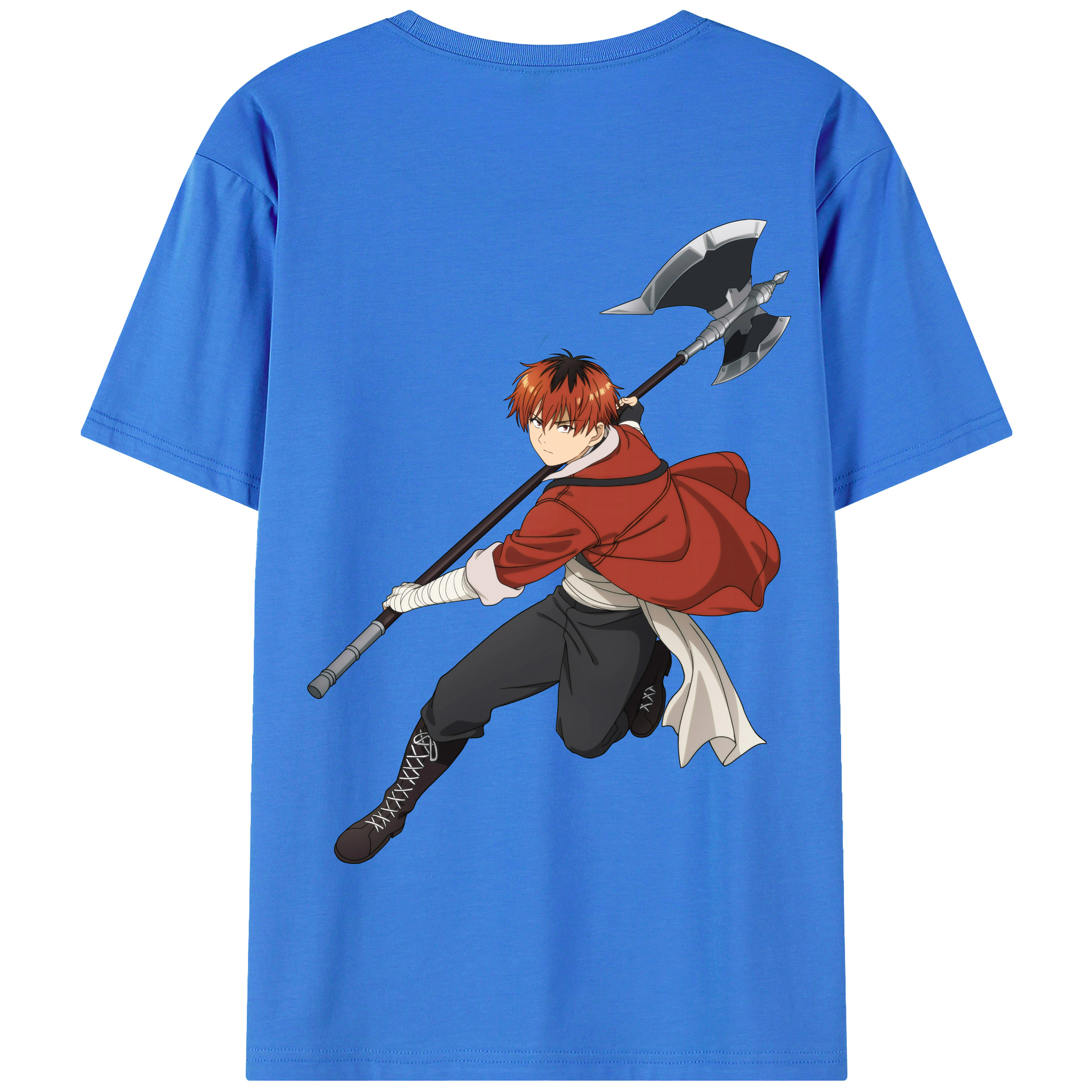 （画像用） 葬送のフリーレン Frieren 綿100％半袖Tシャツ（背面プリント）