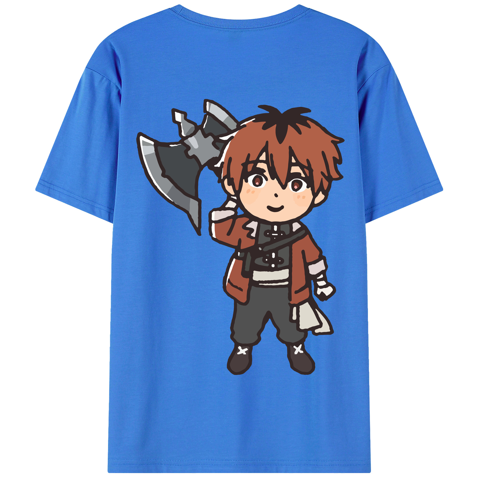 （画像用） 葬送のフリーレン Frieren 綿100％半袖Tシャツ（背面プリント）