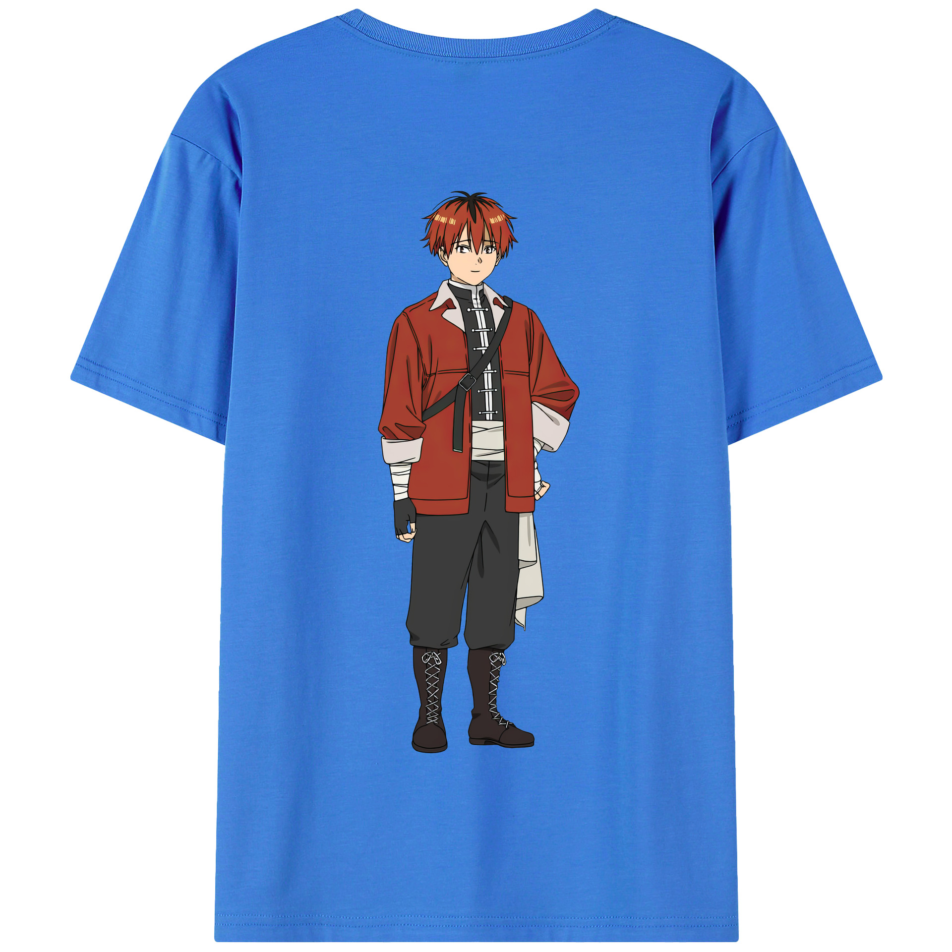 （画像用） 葬送のフリーレン Frieren 綿100％半袖Tシャツ（背面プリント）