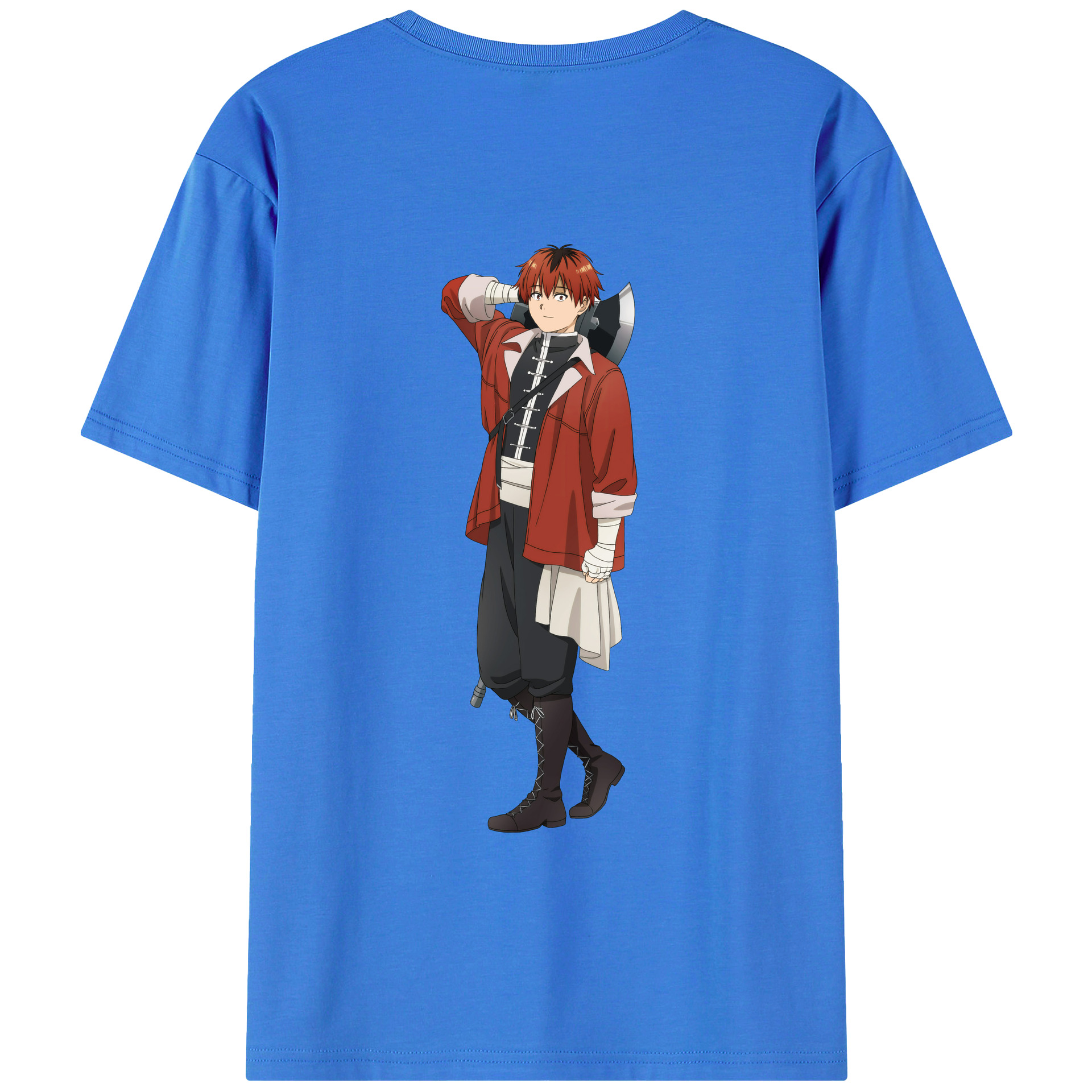 （画像用） 葬送のフリーレン Frieren 綿100％半袖Tシャツ（背面プリント）