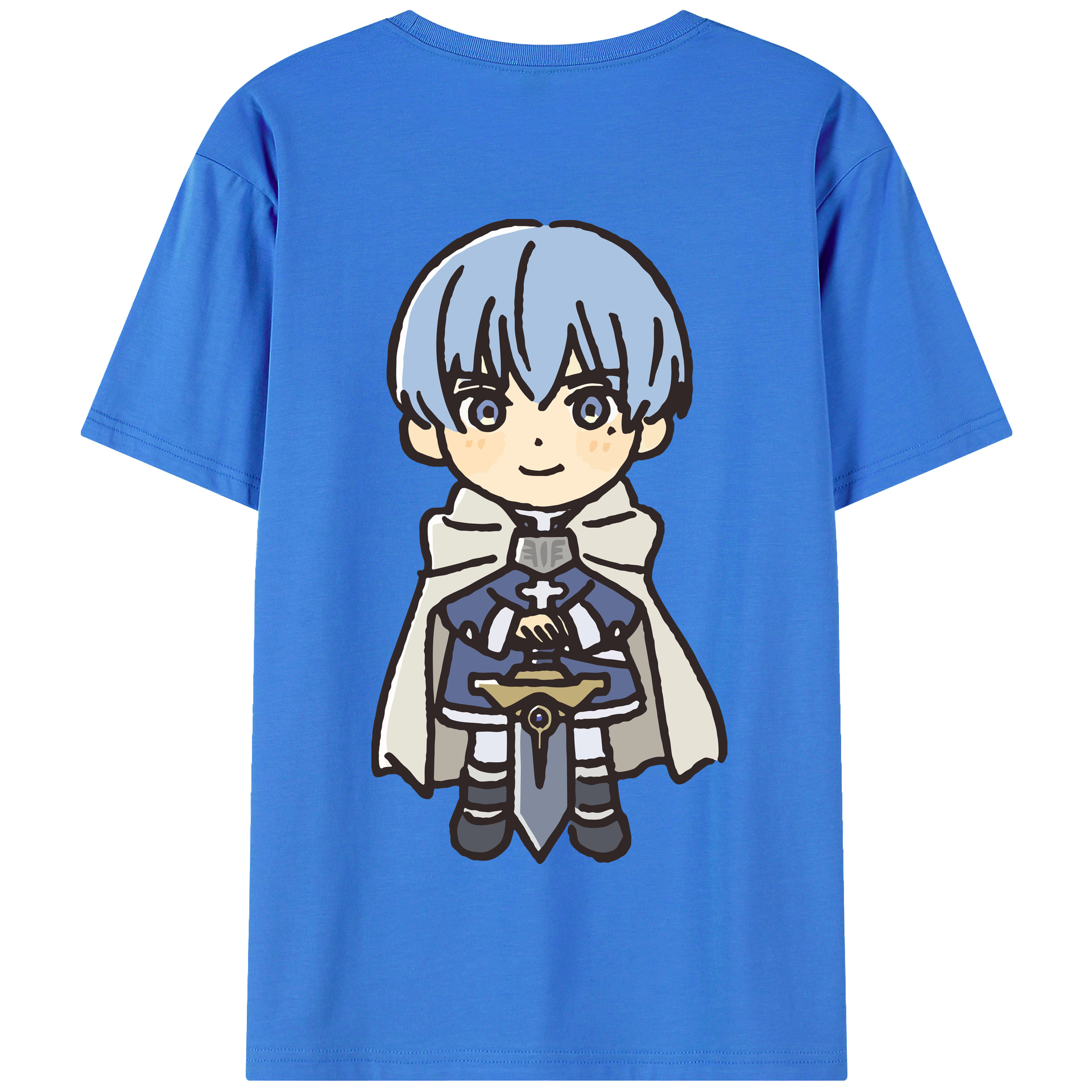 （画像用） 葬送のフリーレン Frieren 綿100％半袖Tシャツ（背面プリント）