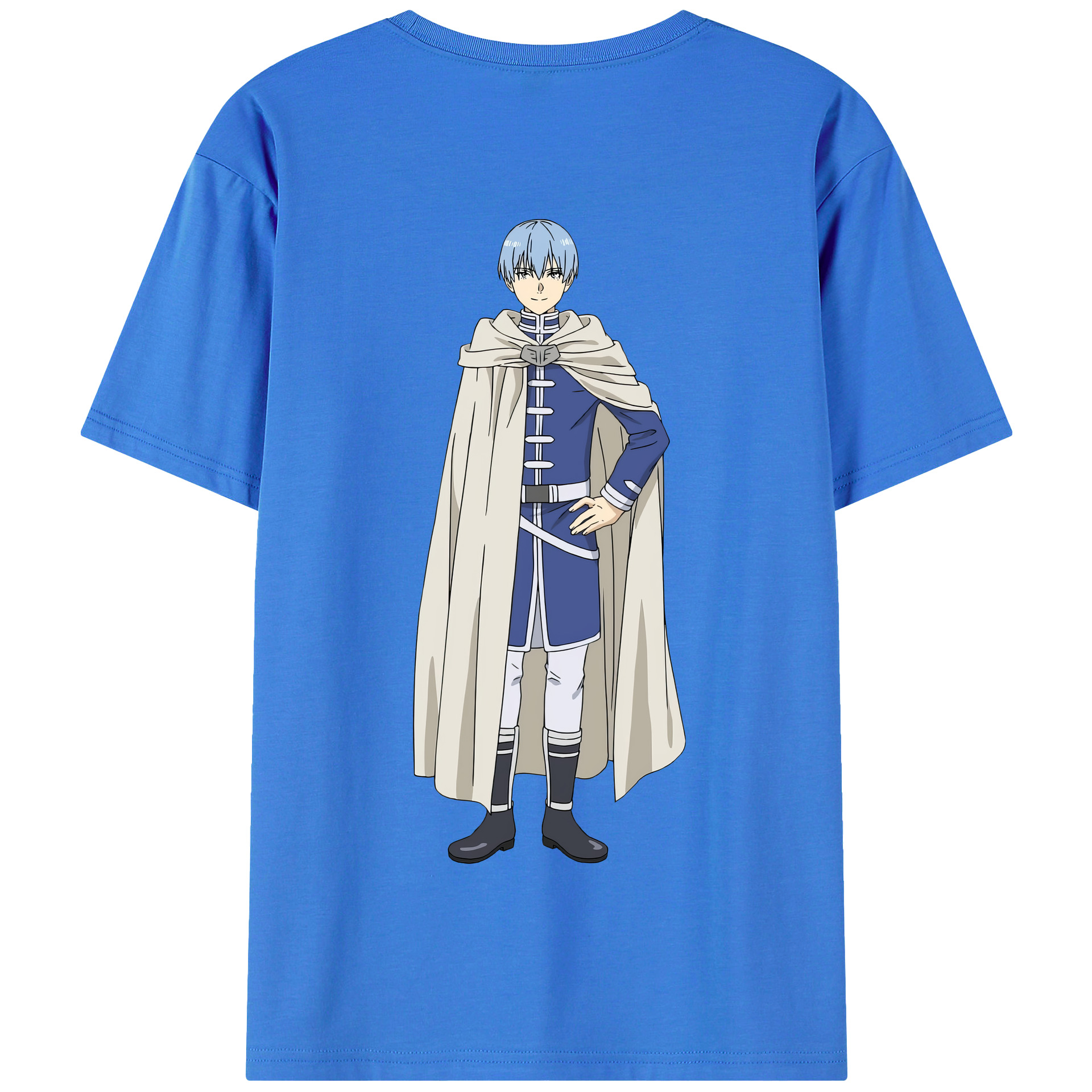 （画像用） 葬送のフリーレン Frieren 綿100％半袖Tシャツ（背面プリント）