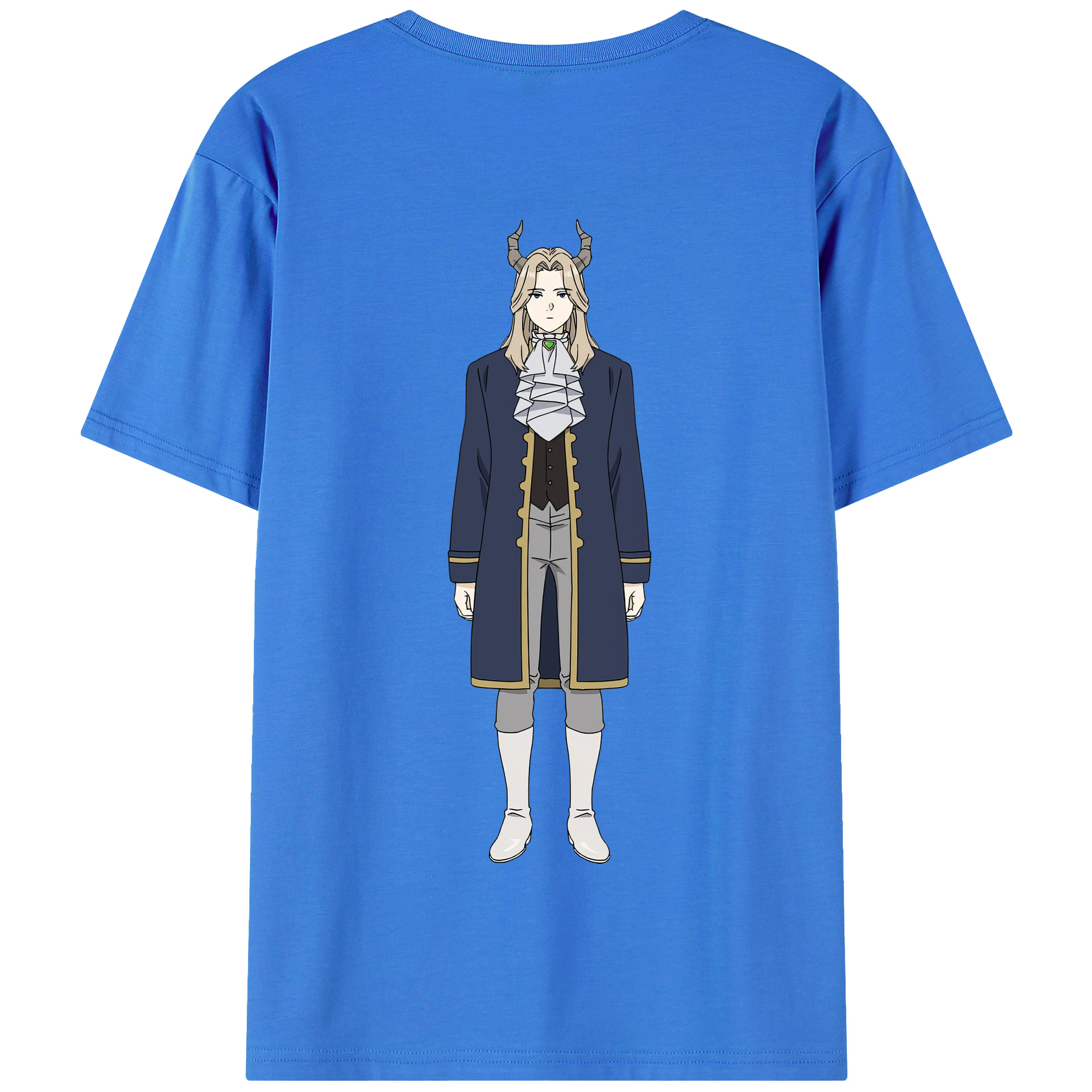 （画像用） 葬送のフリーレン Frieren 綿100％半袖Tシャツ（背面プリント）