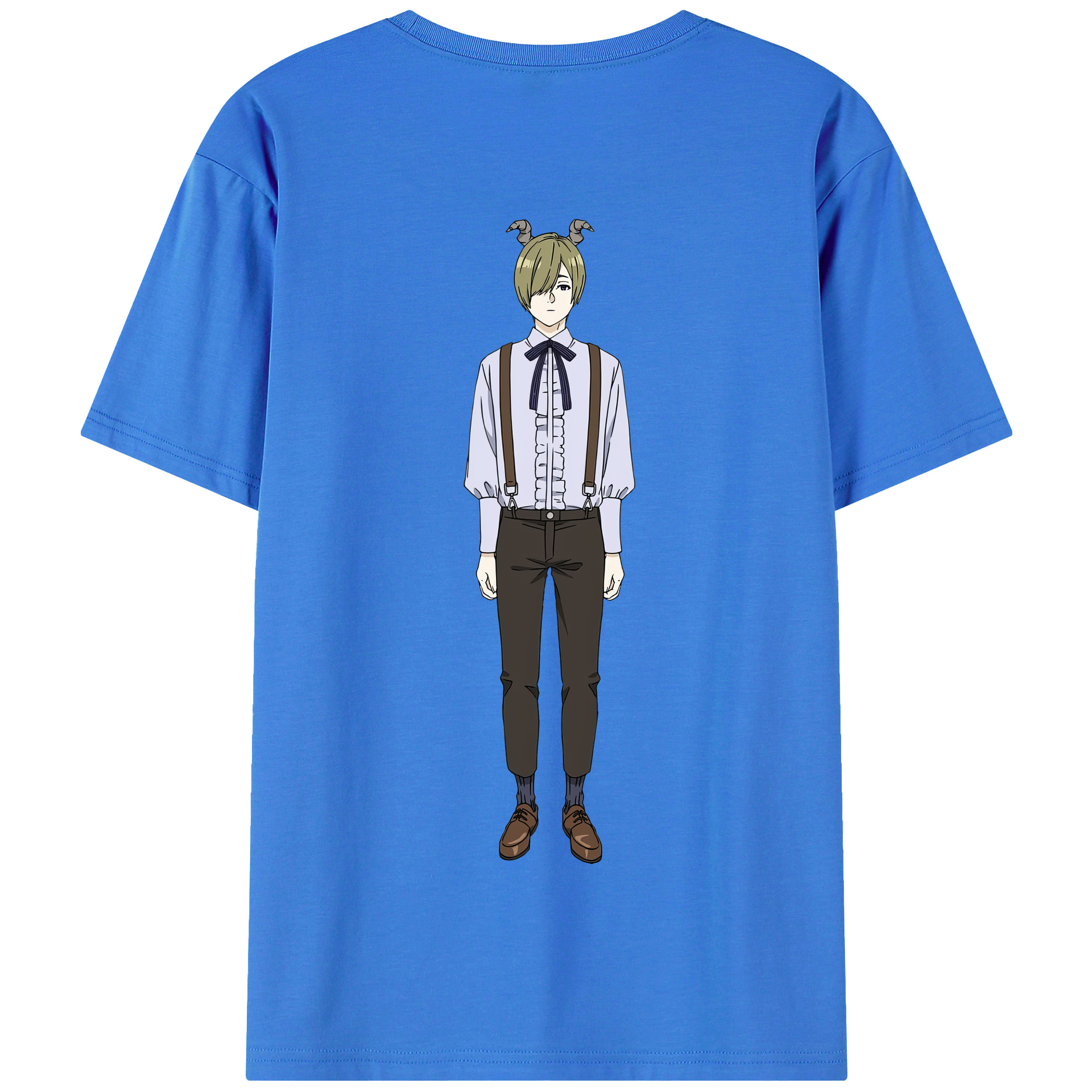 （画像用） 葬送のフリーレン Frieren 綿100％半袖Tシャツ（背面プリント）
