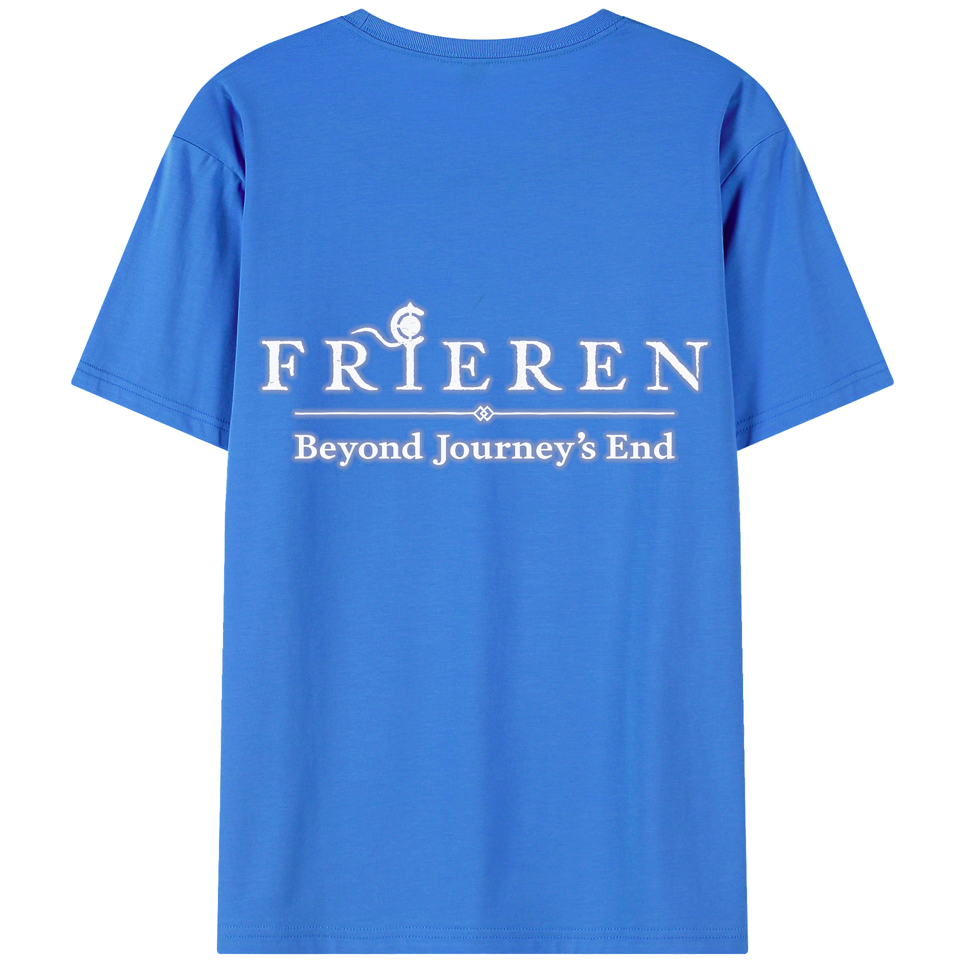 （画像用） 葬送のフリーレン Frieren 綿100％半袖Tシャツ（背面プリント）