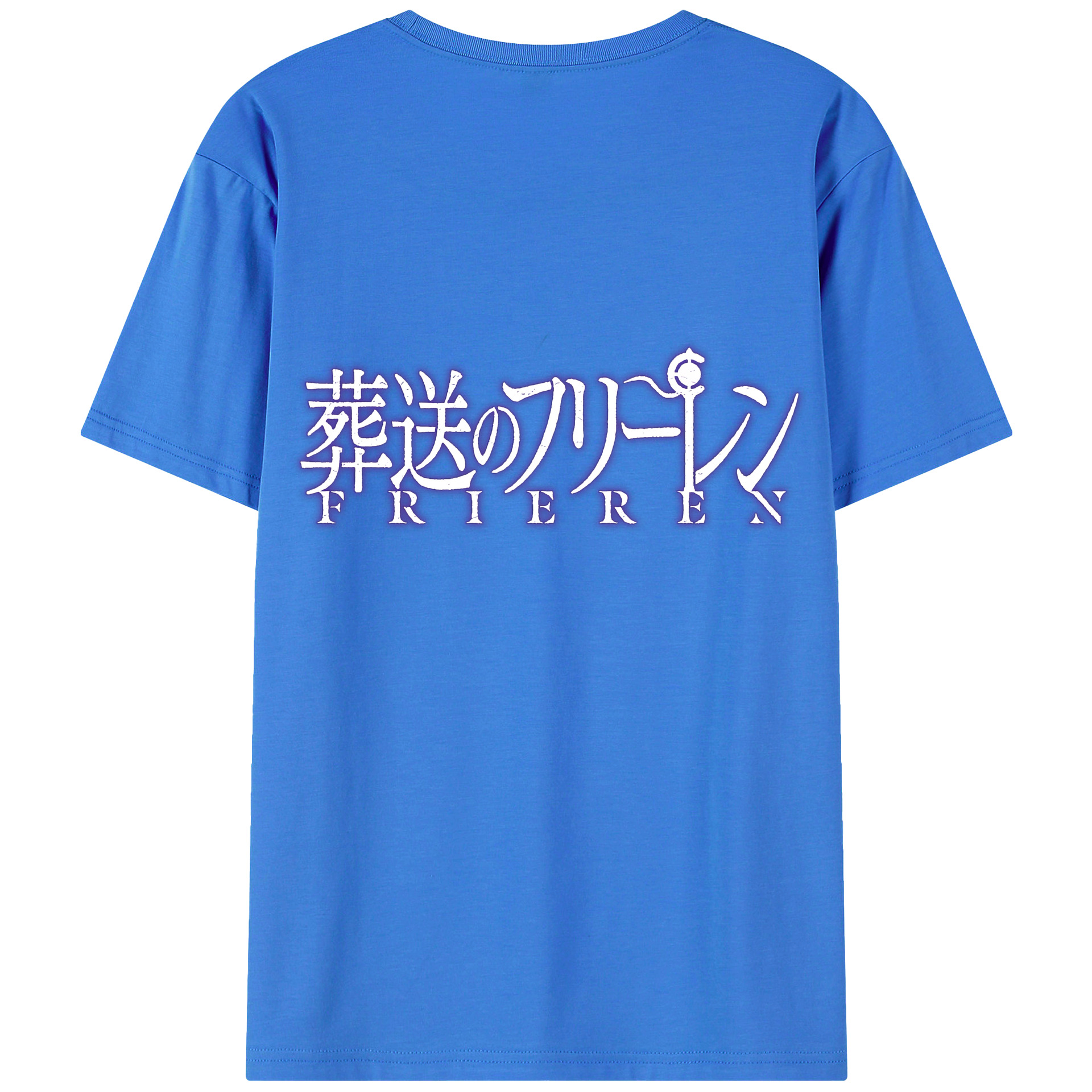 （画像用） 葬送のフリーレン Frieren 綿100％半袖Tシャツ（背面プリント）