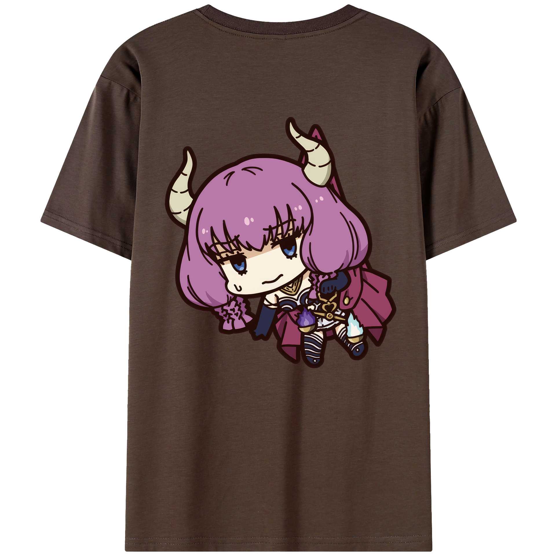 （画像用） 葬送のフリーレン Frieren 綿100％半袖Tシャツ（背面プリント）