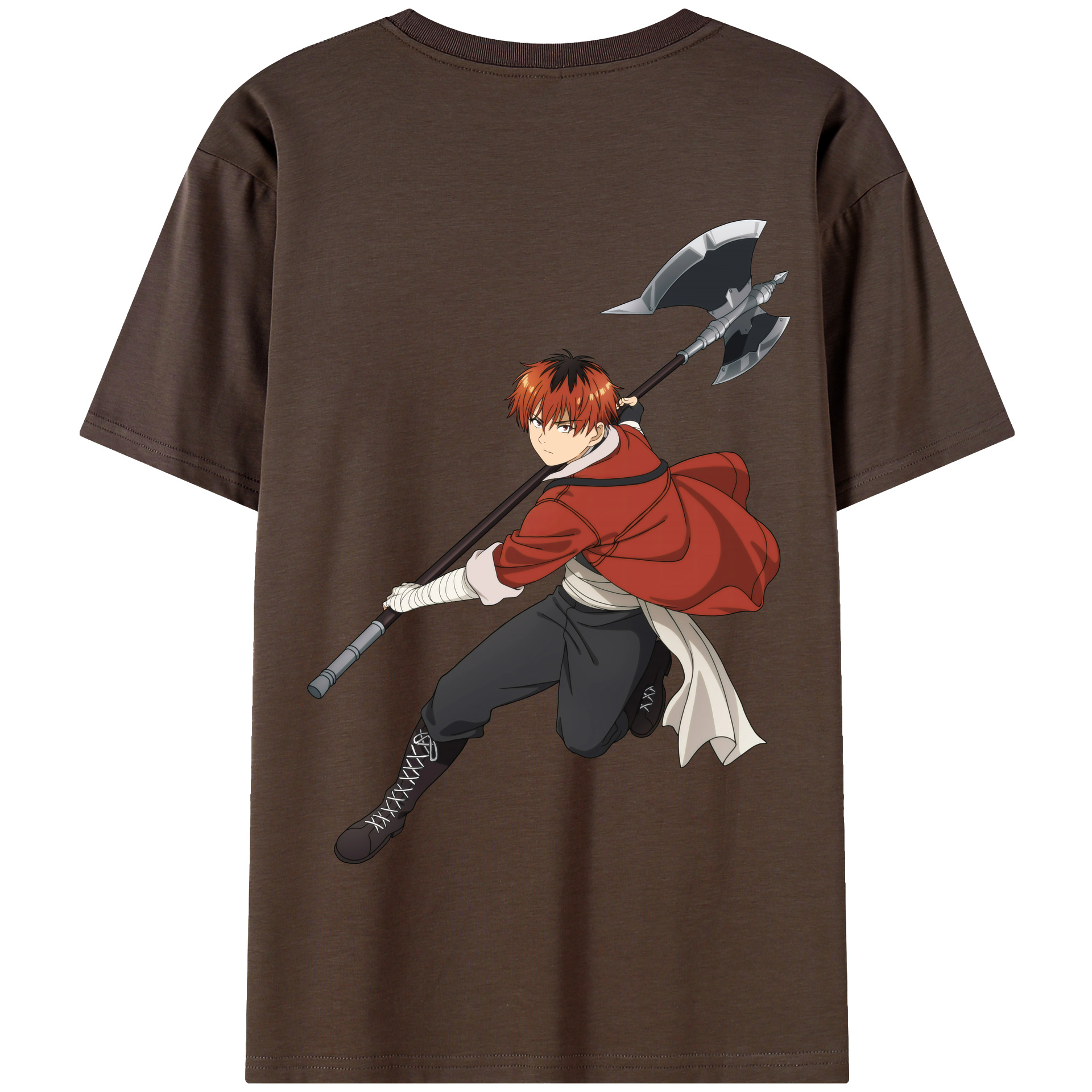（画像用） 葬送のフリーレン Frieren 綿100％半袖Tシャツ（背面プリント）