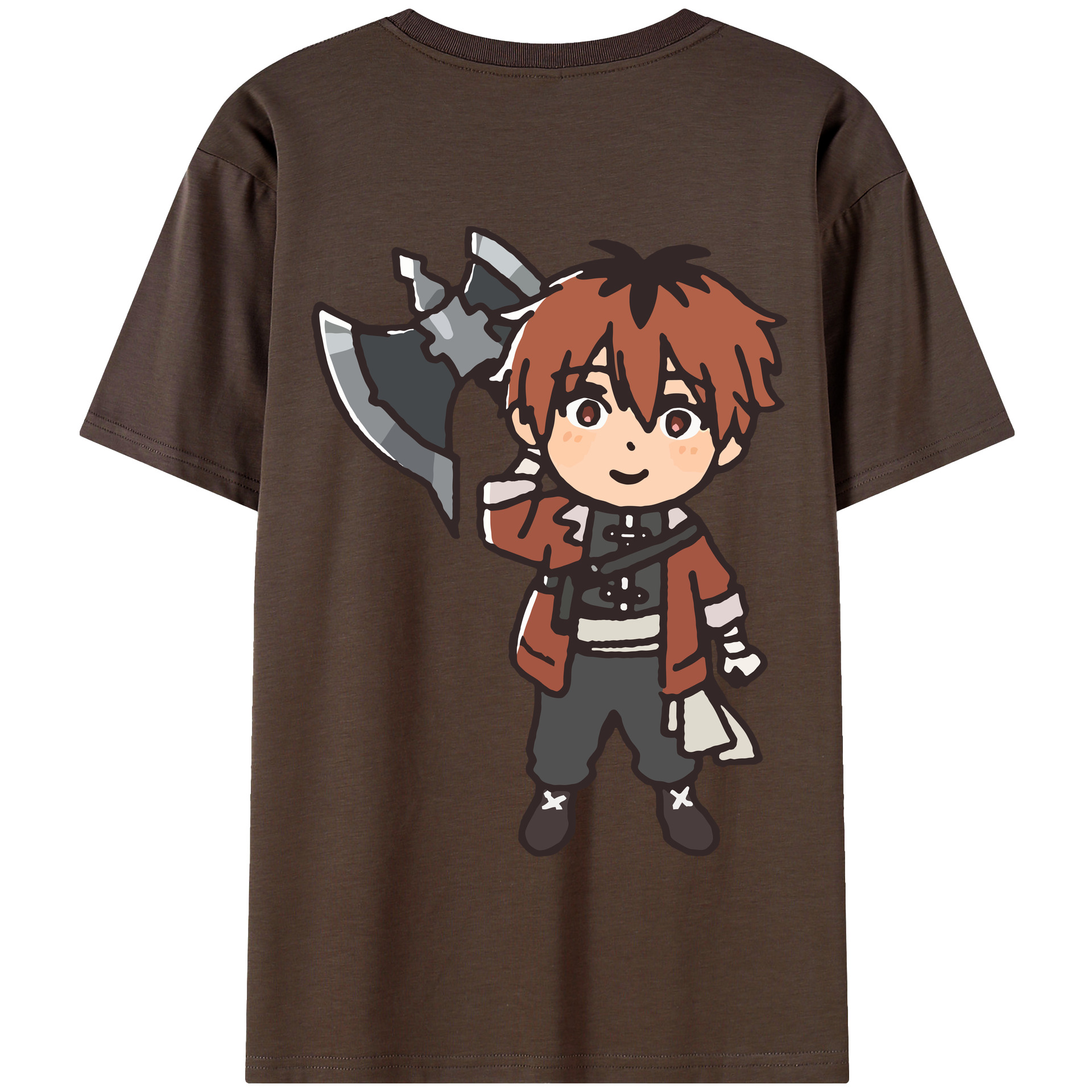 （画像用） 葬送のフリーレン Frieren 綿100％半袖Tシャツ（背面プリント）