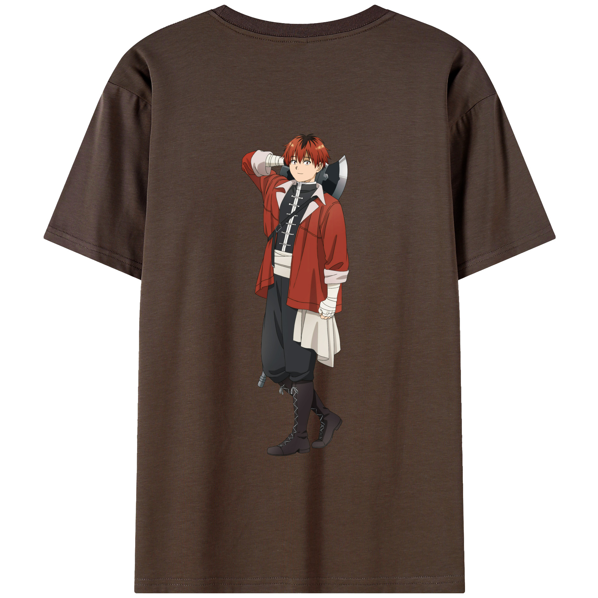 （画像用） 葬送のフリーレン Frieren 綿100％半袖Tシャツ（背面プリント）