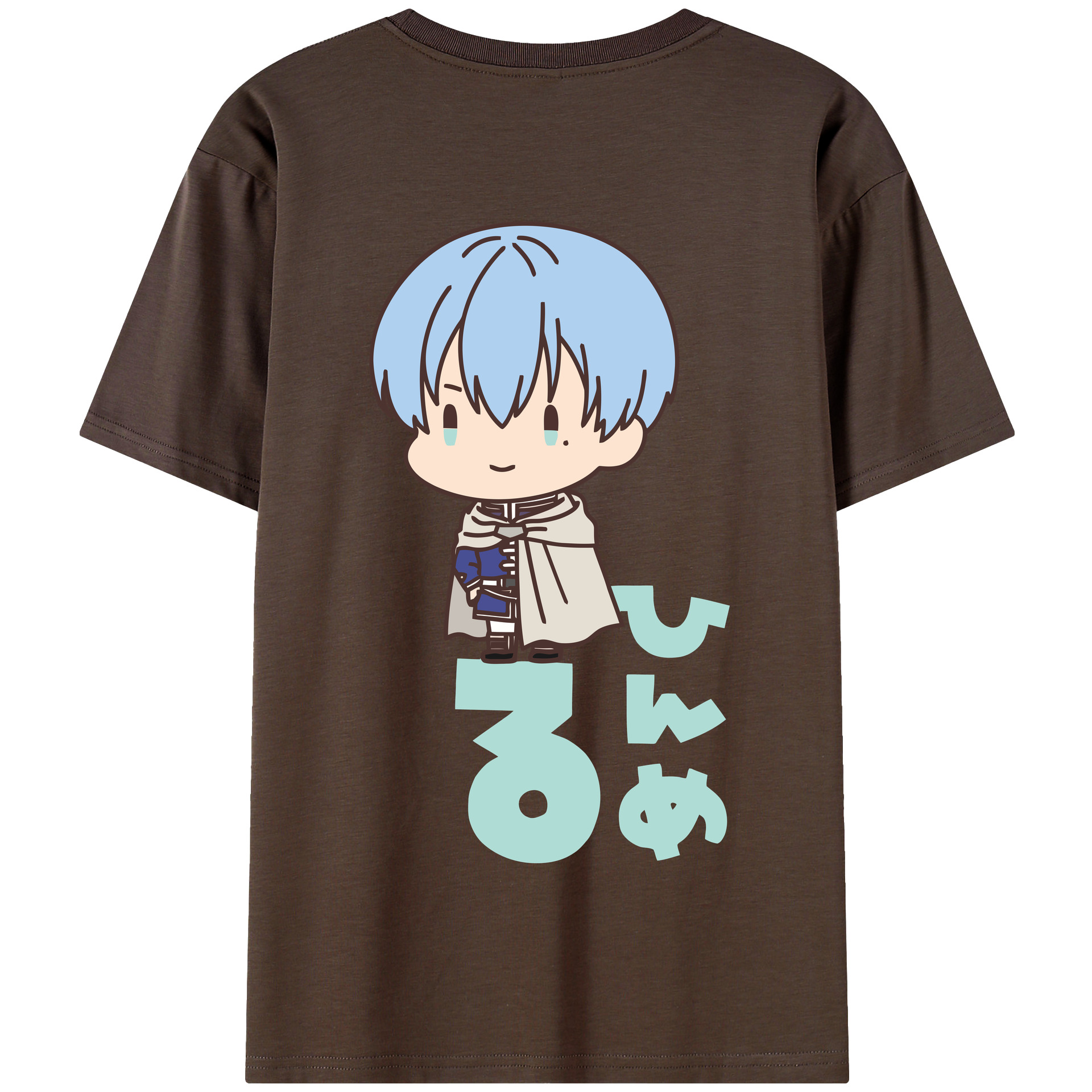 （画像用） 葬送のフリーレン Frieren 綿100％半袖Tシャツ（背面プリント）