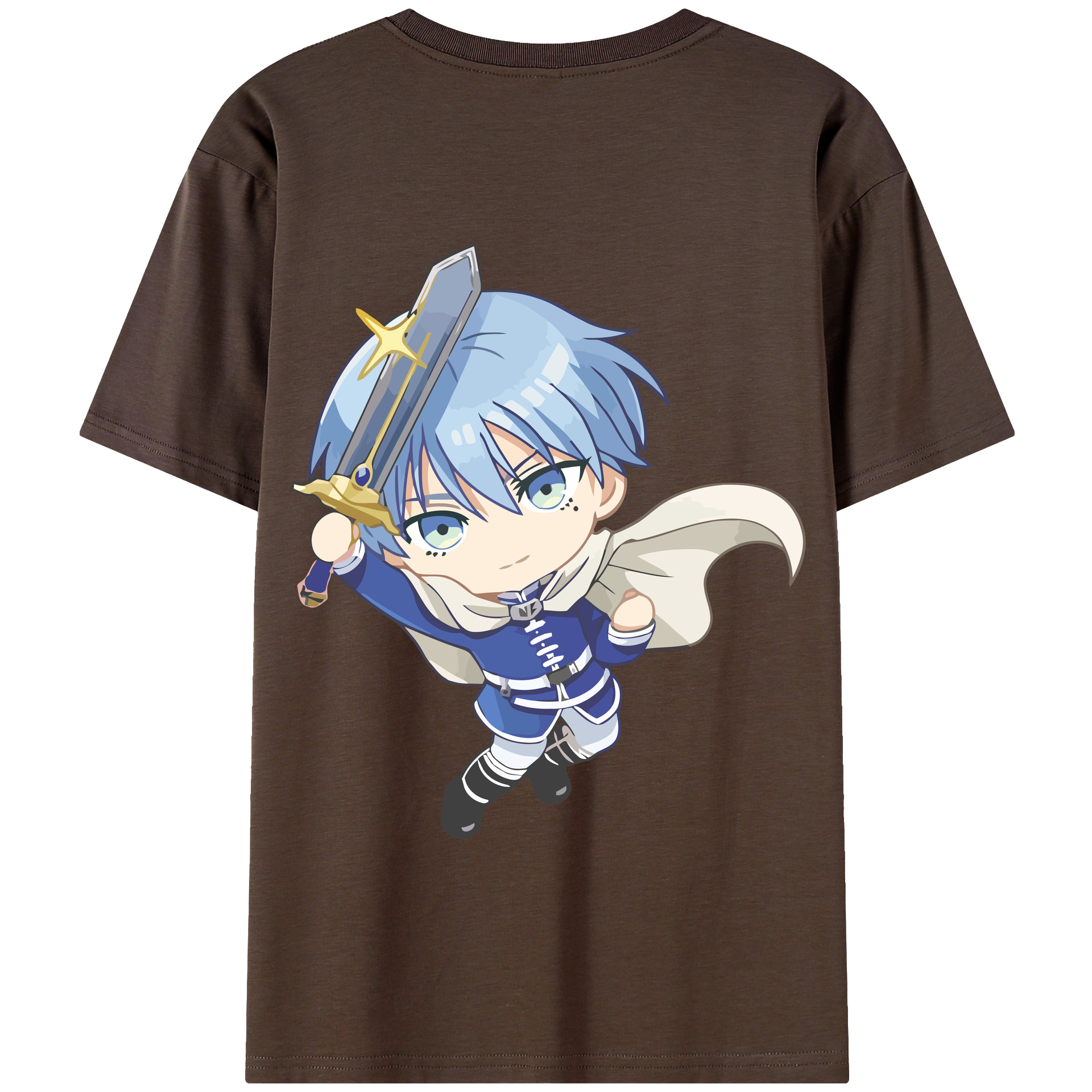 （画像用） 葬送のフリーレン Frieren 綿100％半袖Tシャツ（背面プリント）