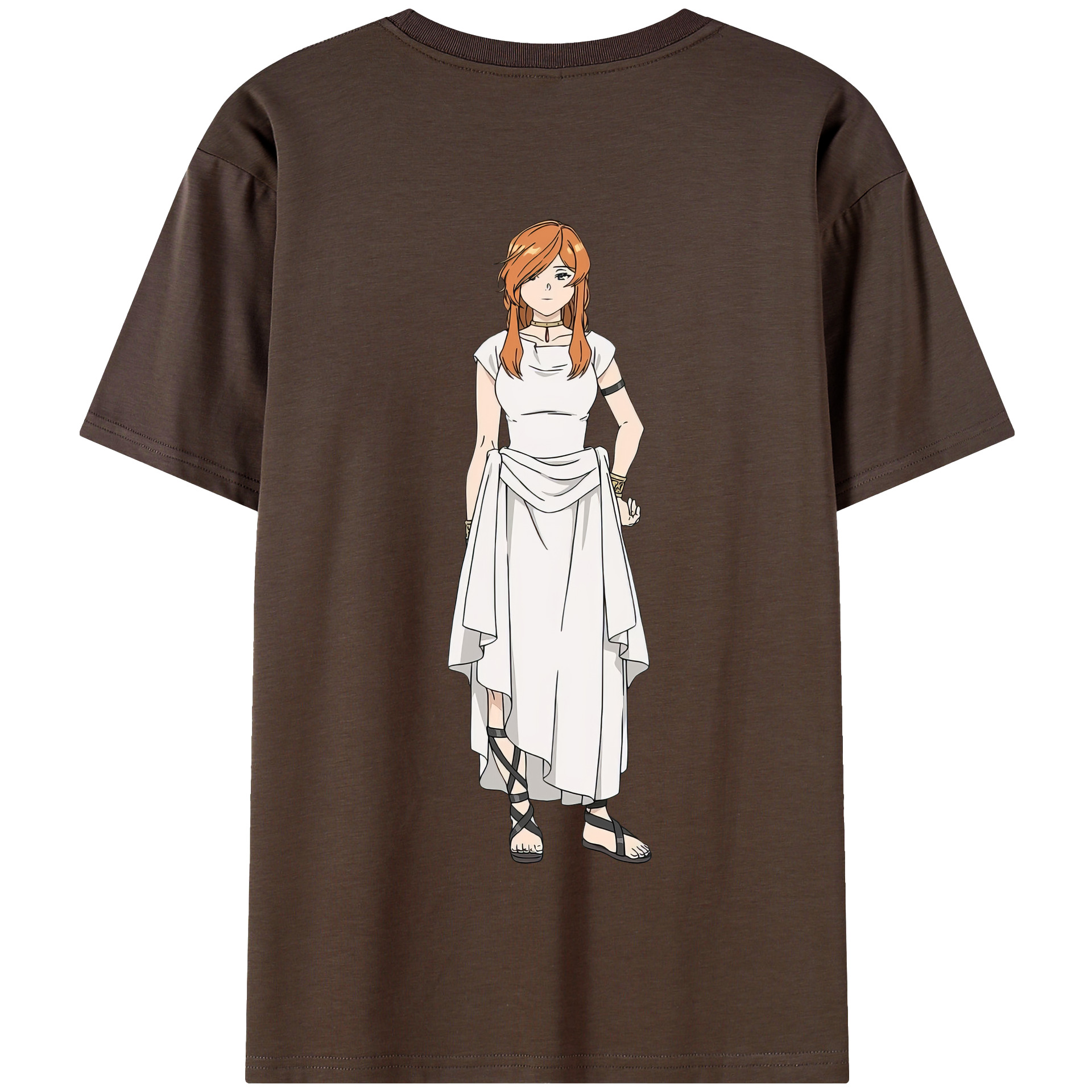 （画像用） 葬送のフリーレン Frieren 綿100％半袖Tシャツ（背面プリント）