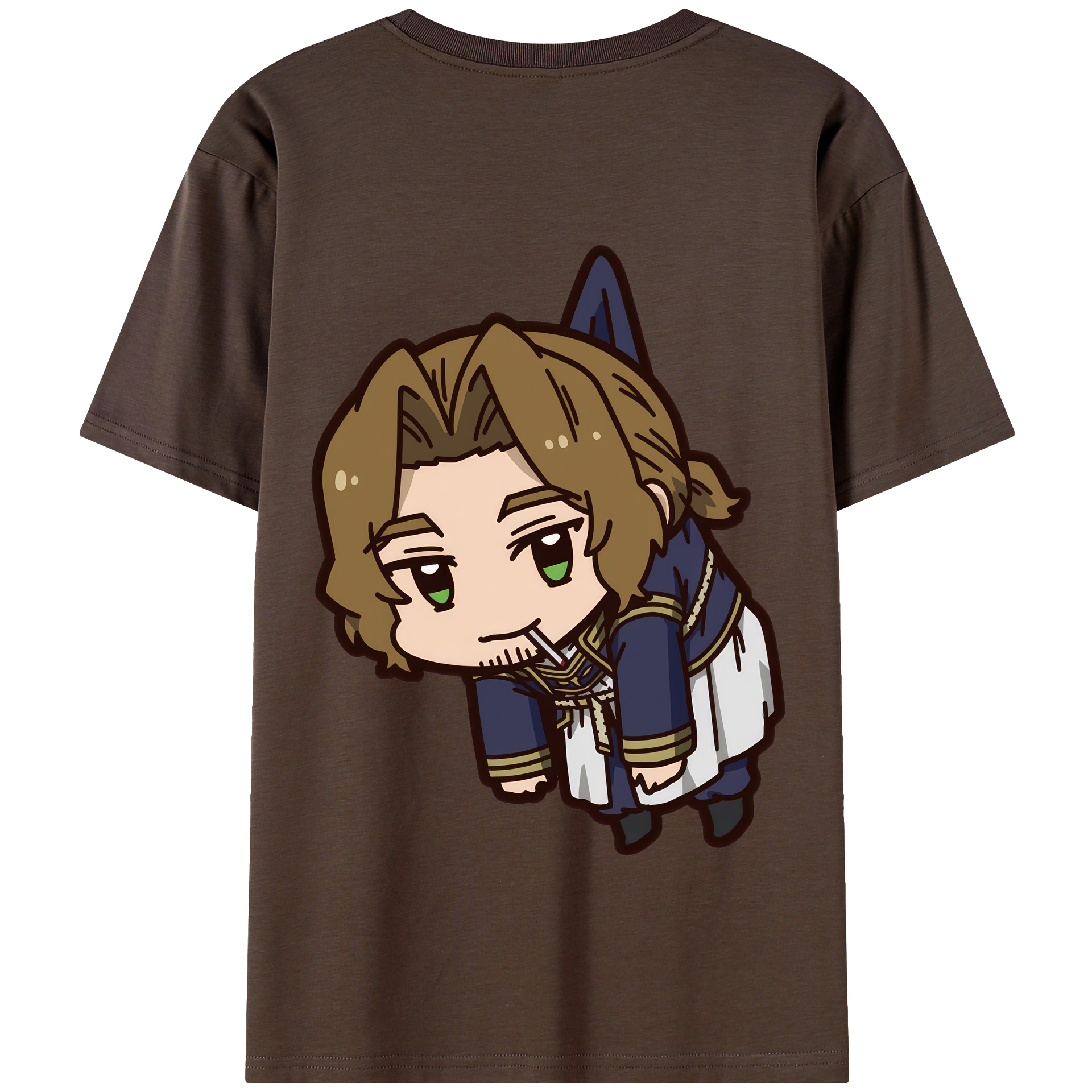 （画像用） 葬送のフリーレン Frieren 綿100％半袖Tシャツ（背面プリント）