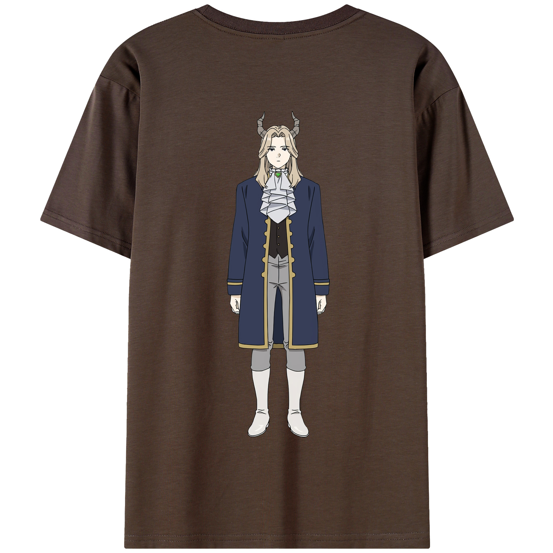 （画像用） 葬送のフリーレン Frieren 綿100％半袖Tシャツ（背面プリント）