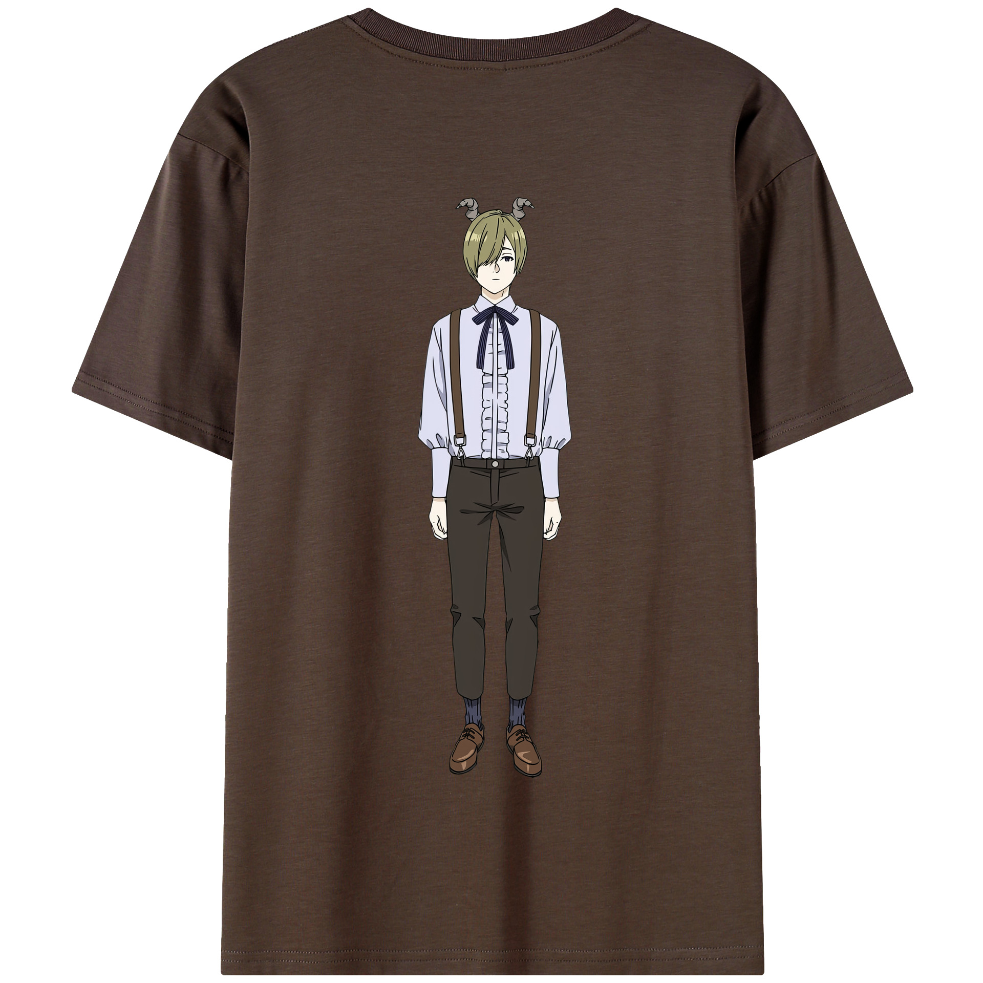 （画像用） 葬送のフリーレン Frieren 綿100％半袖Tシャツ（背面プリント）