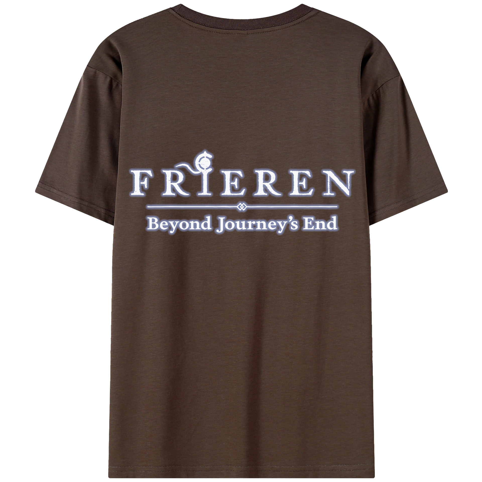 （画像用） 葬送のフリーレン Frieren 綿100％半袖Tシャツ（背面プリント）