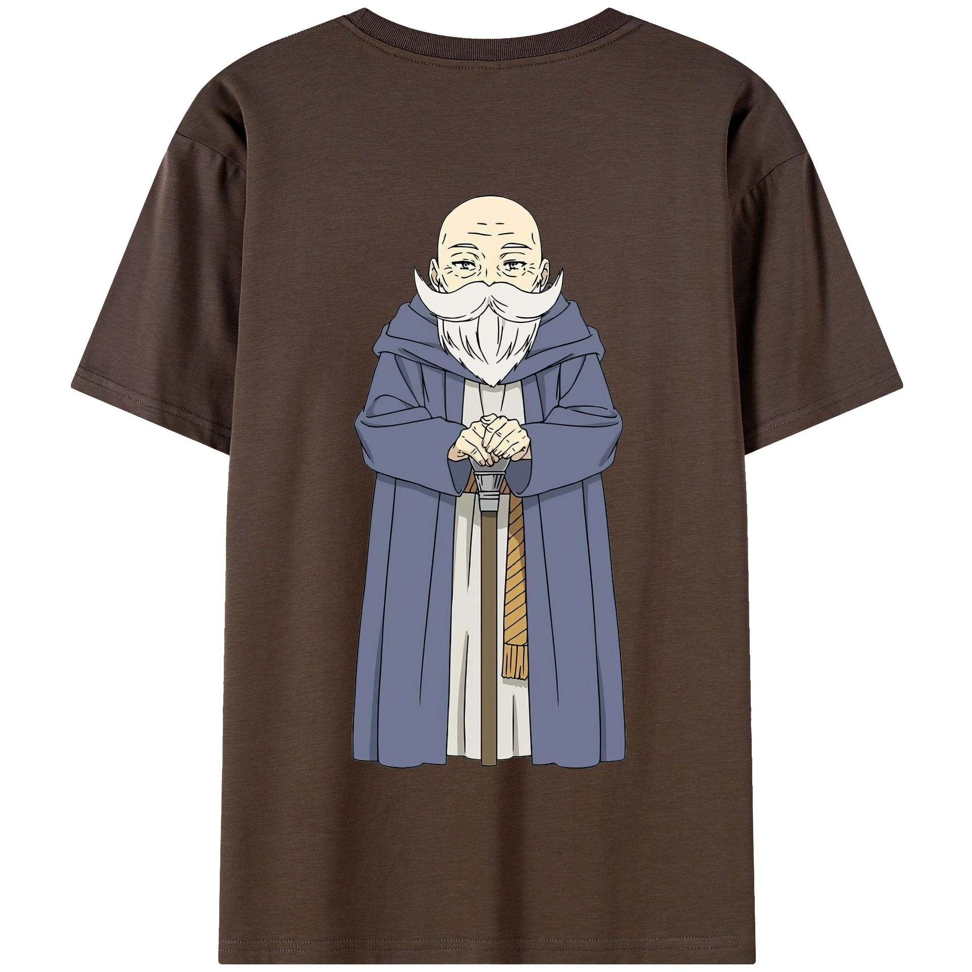 （画像用） 葬送のフリーレン Frieren 綿100％半袖Tシャツ（背面プリント）