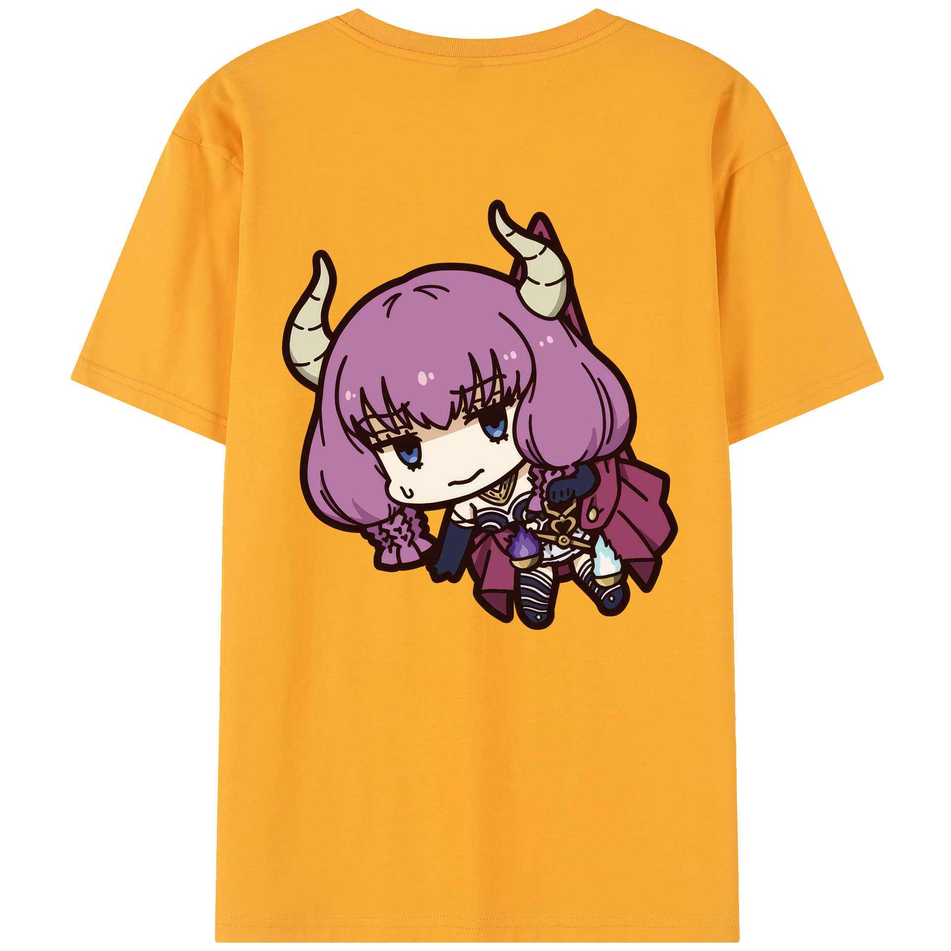 （画像用） 葬送のフリーレン Frieren 綿100％半袖Tシャツ（背面プリント）