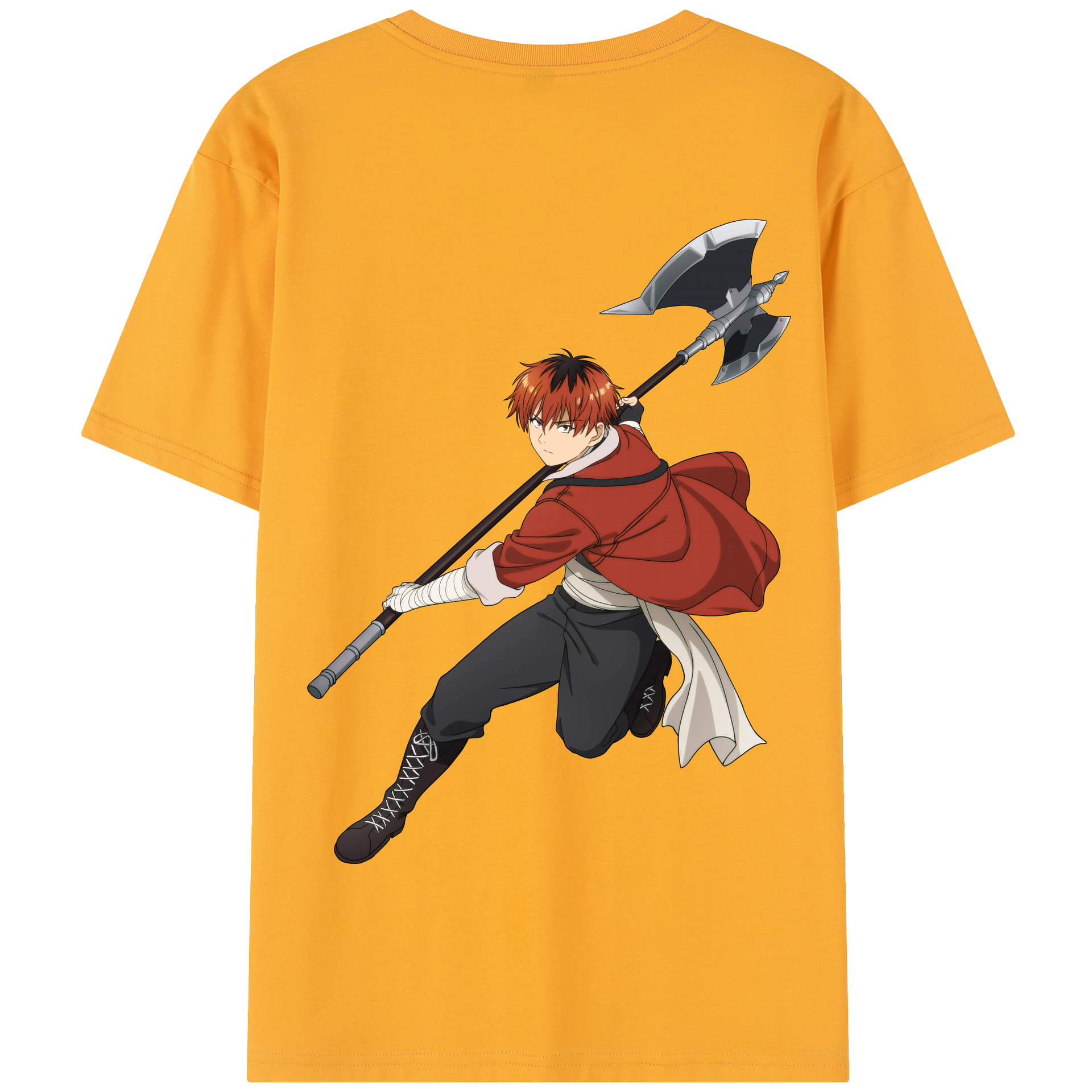 （画像用） 葬送のフリーレン Frieren 綿100％半袖Tシャツ（背面プリント）