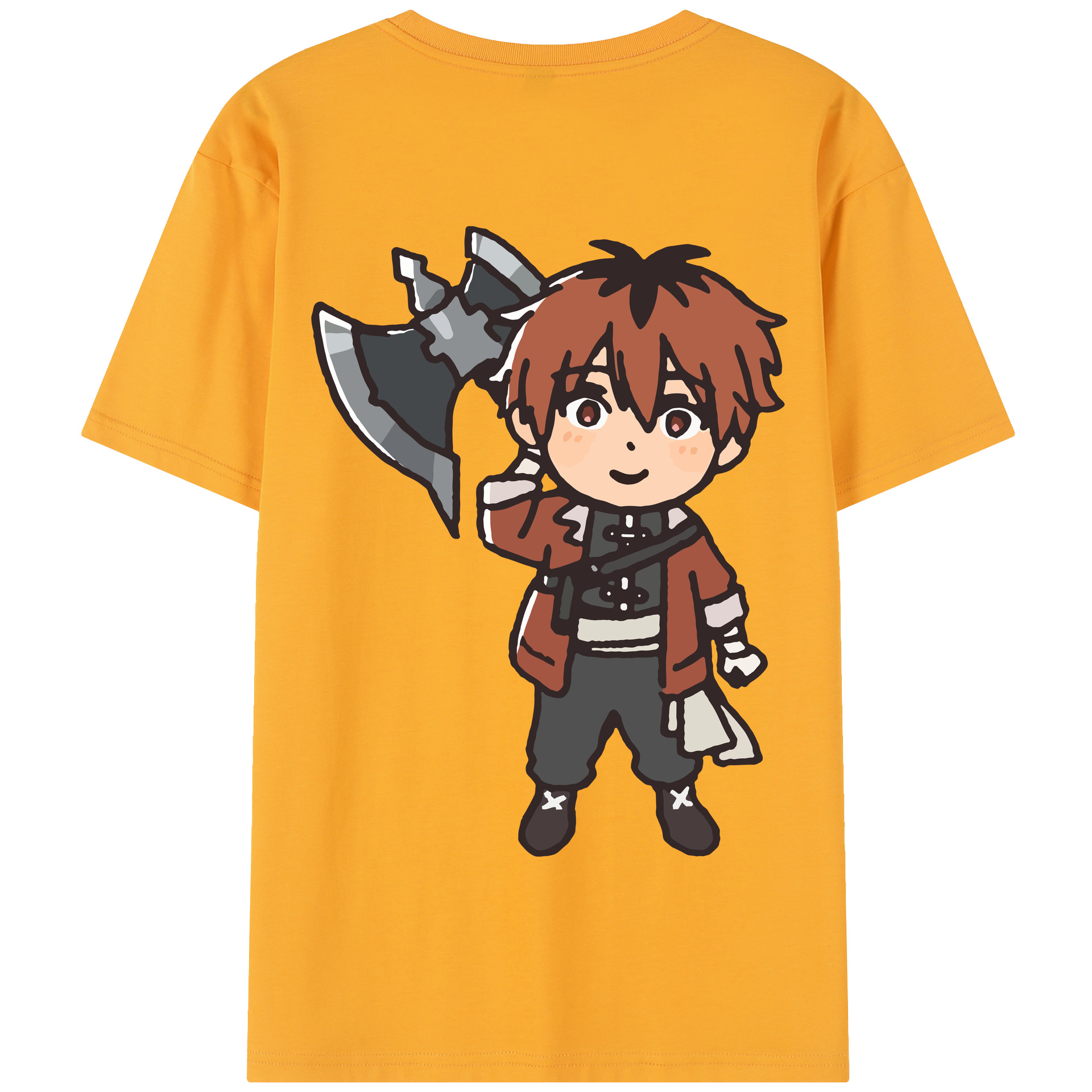 （画像用） 葬送のフリーレン Frieren 綿100％半袖Tシャツ（背面プリント）