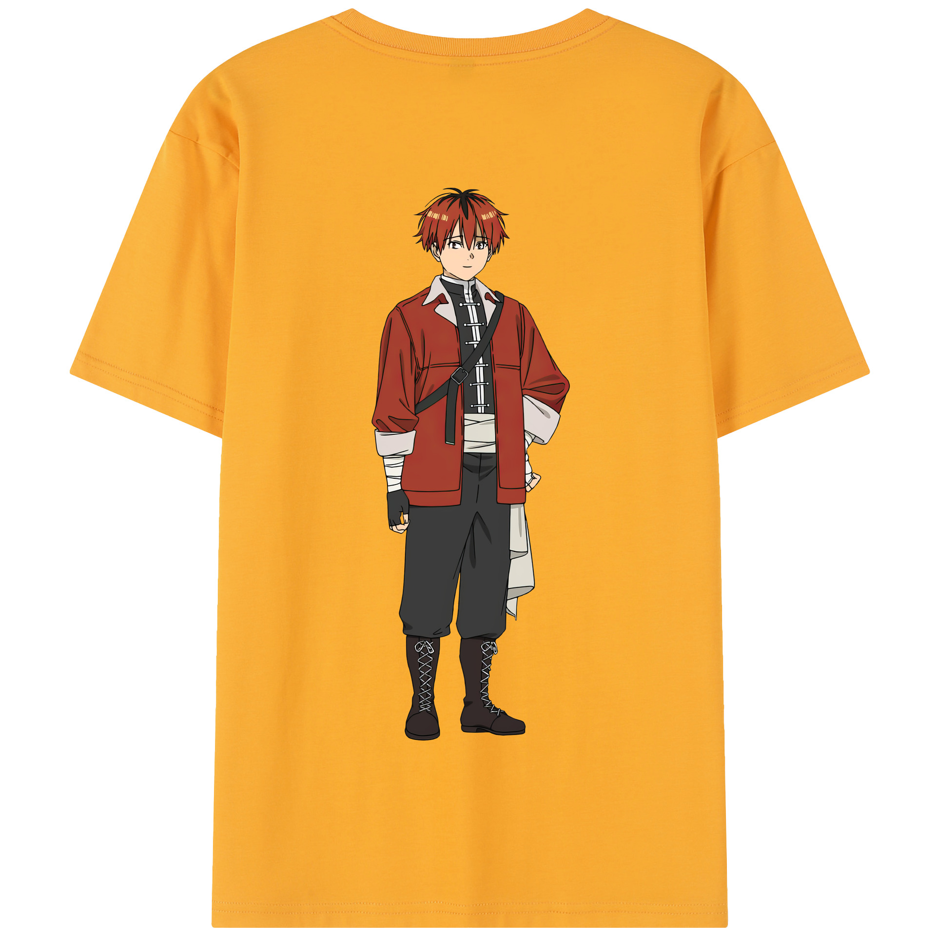 （画像用） 葬送のフリーレン Frieren 綿100％半袖Tシャツ（背面プリント）