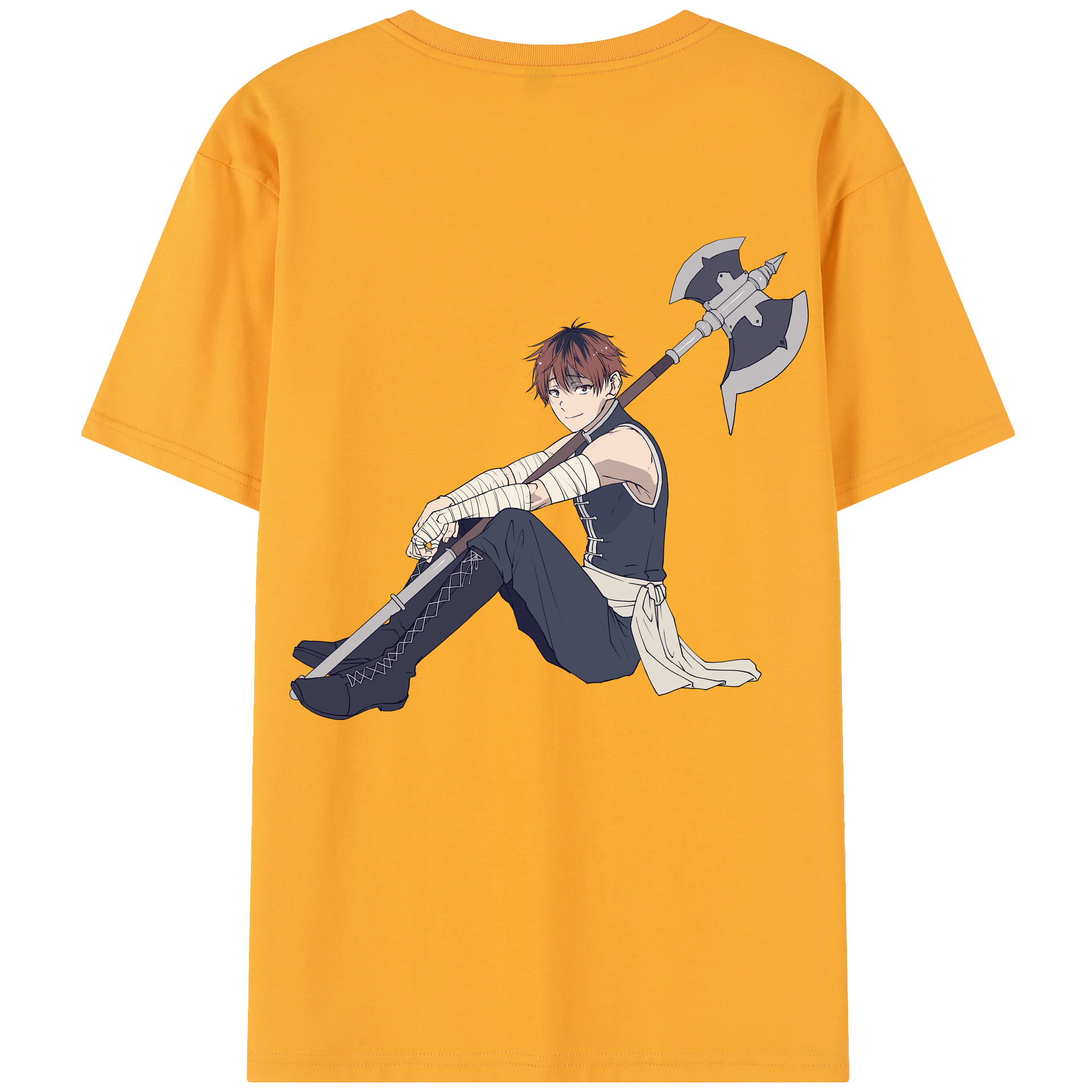 （画像用） 葬送のフリーレン Frieren 綿100％半袖Tシャツ（背面プリント）