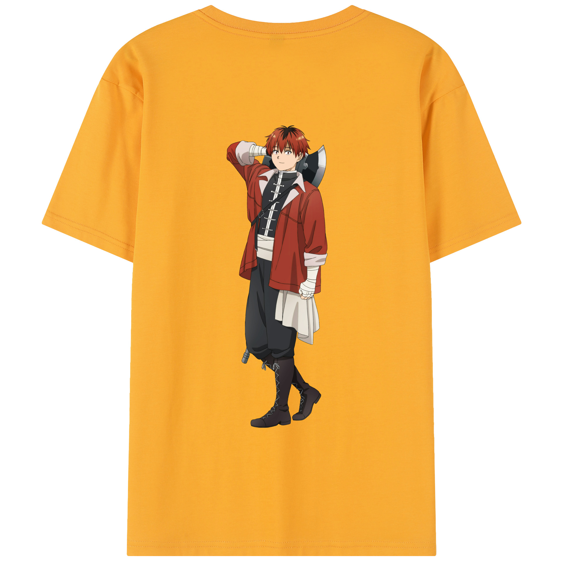 （画像用） 葬送のフリーレン Frieren 綿100％半袖Tシャツ（背面プリント）