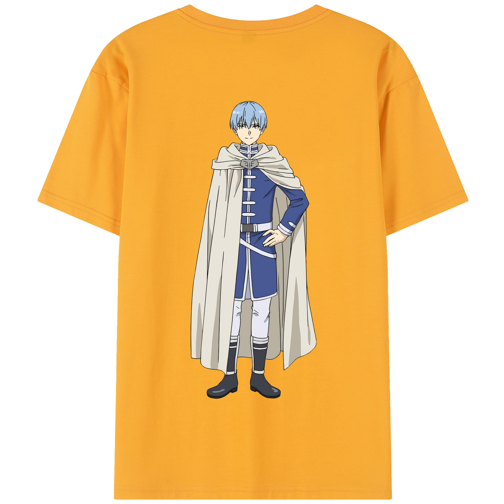（画像用） 葬送のフリーレン Frieren 綿100％半袖Tシャツ（背面プリント）