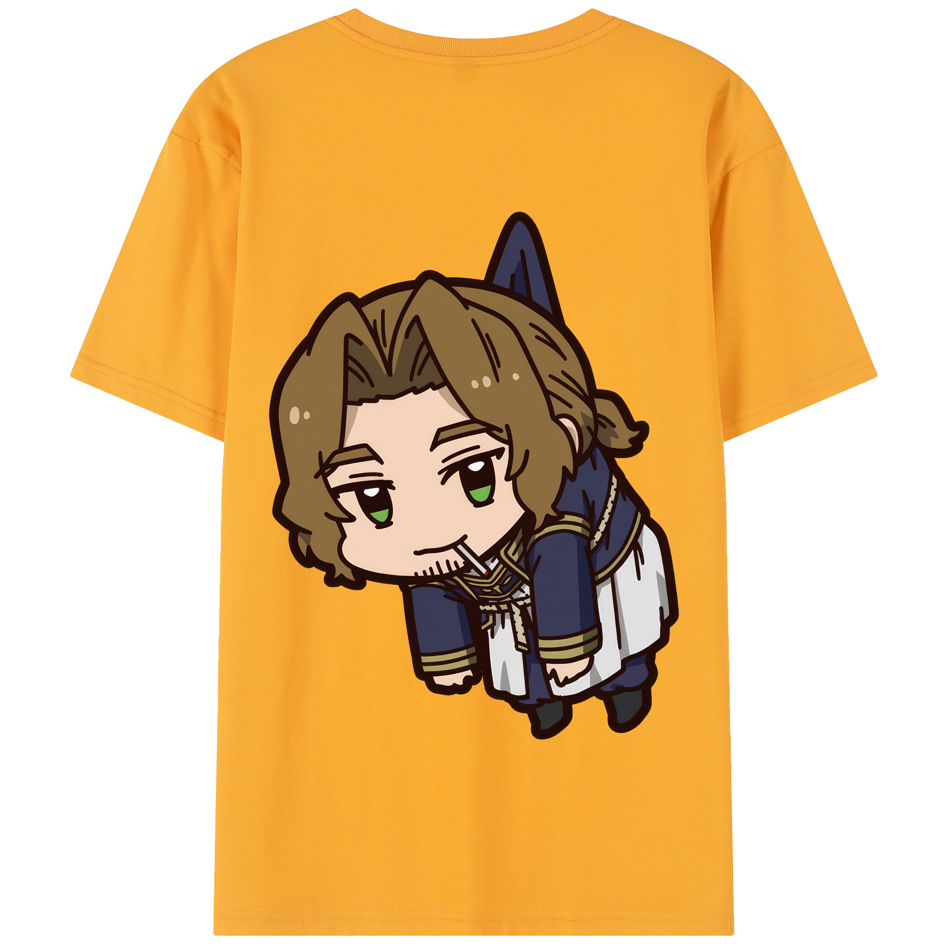 （画像用） 葬送のフリーレン Frieren 綿100％半袖Tシャツ（背面プリント）