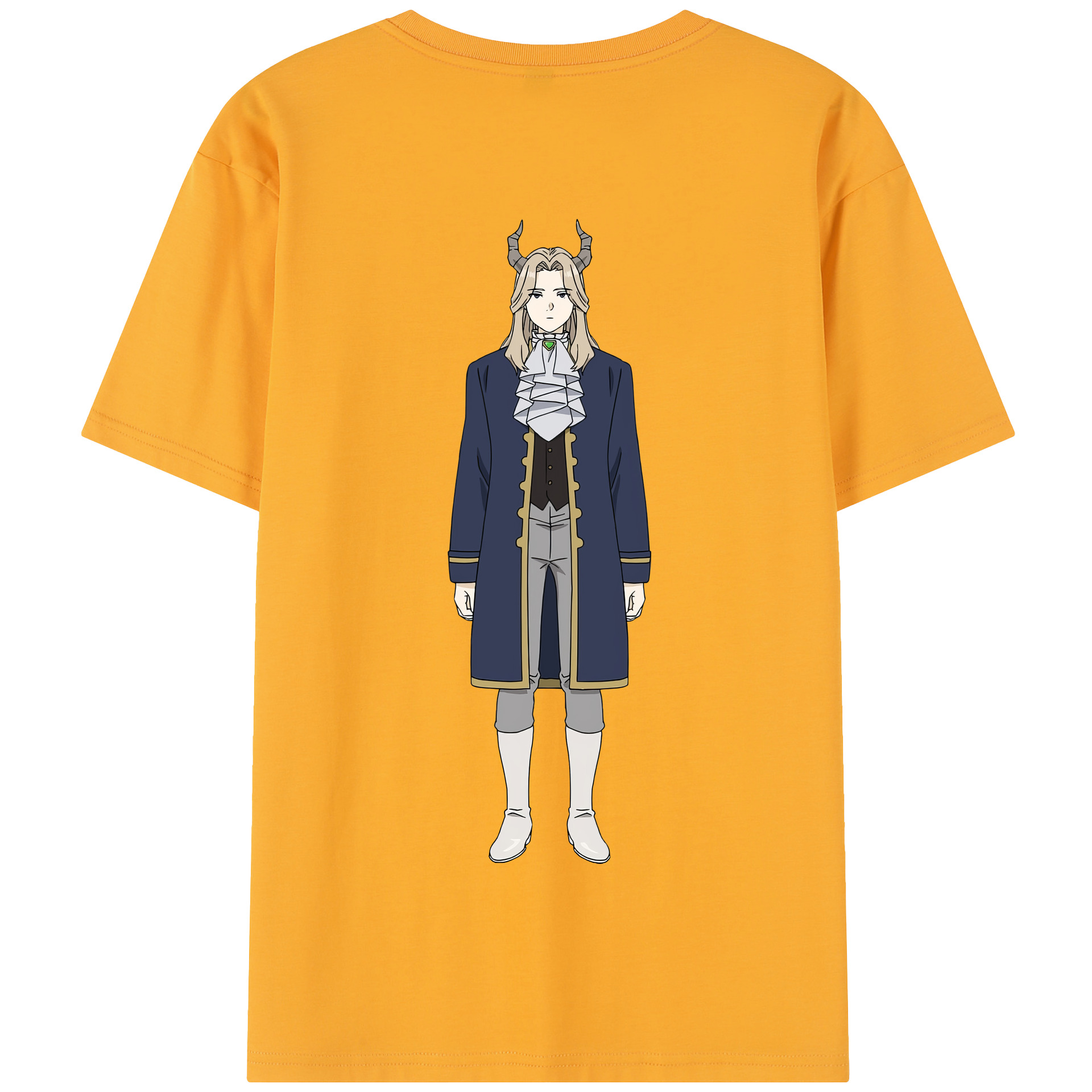 （画像用） 葬送のフリーレン Frieren 綿100％半袖Tシャツ（背面プリント）