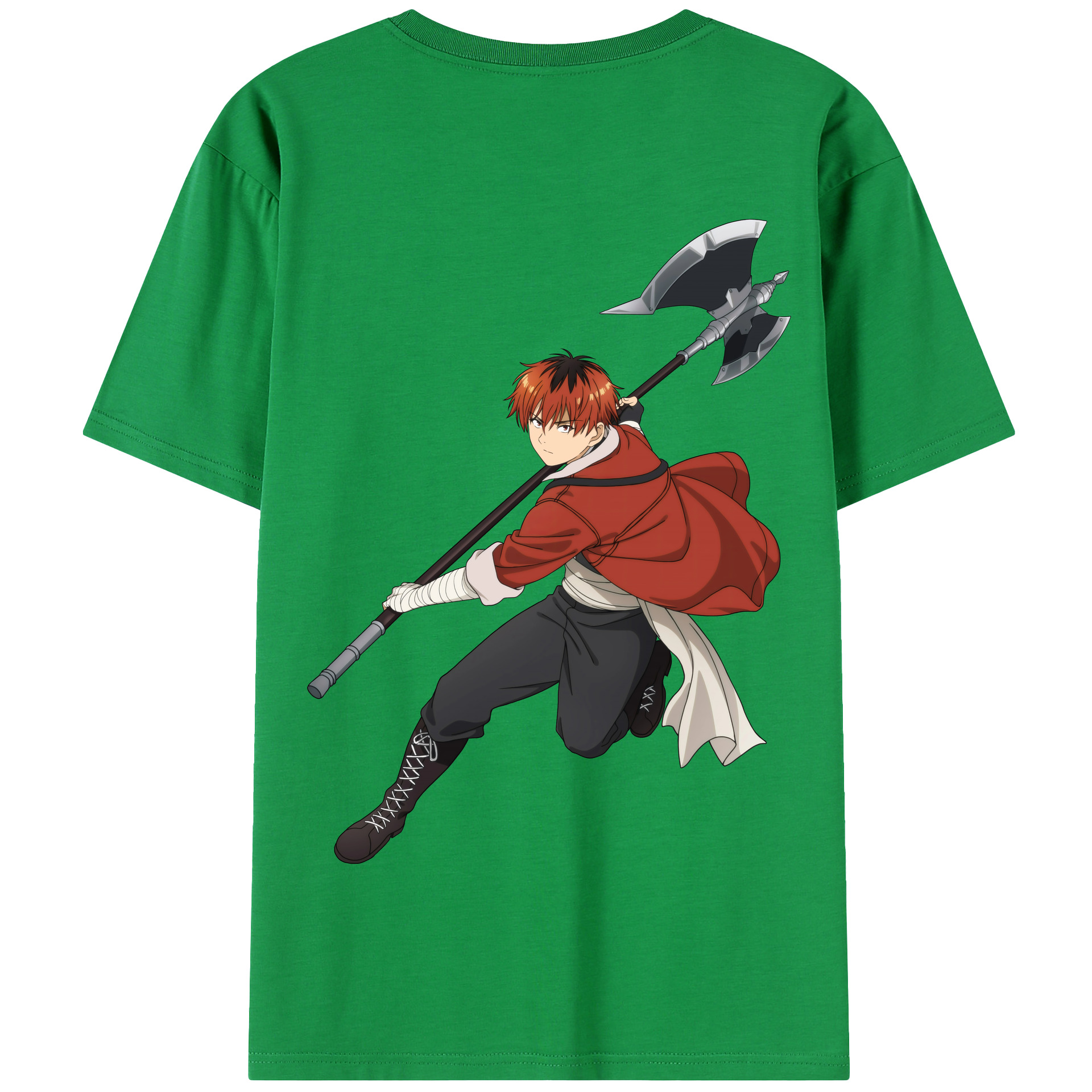 （画像用） 葬送のフリーレン Frieren 綿100％半袖Tシャツ（背面プリント）