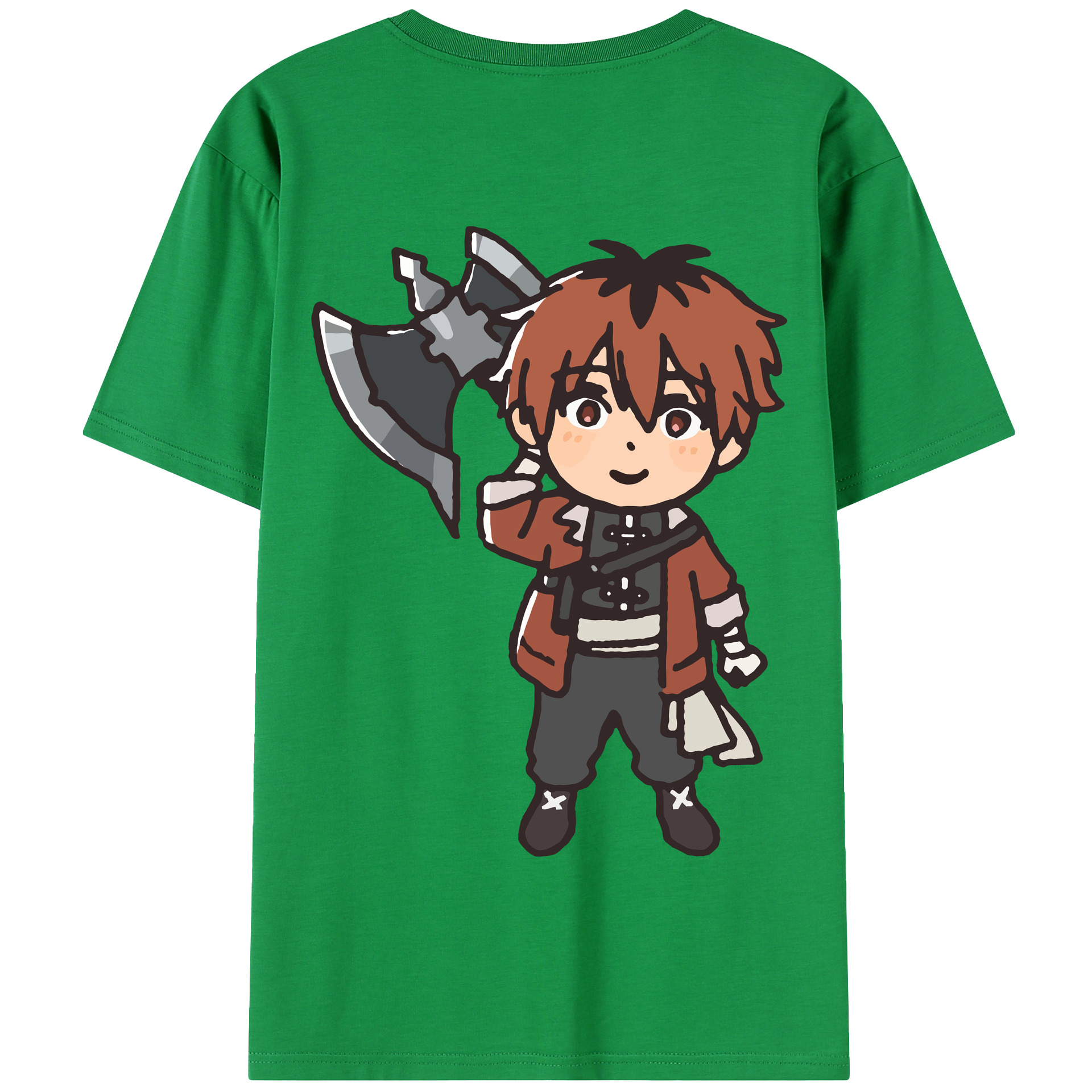（画像用） 葬送のフリーレン Frieren 綿100％半袖Tシャツ（背面プリント）