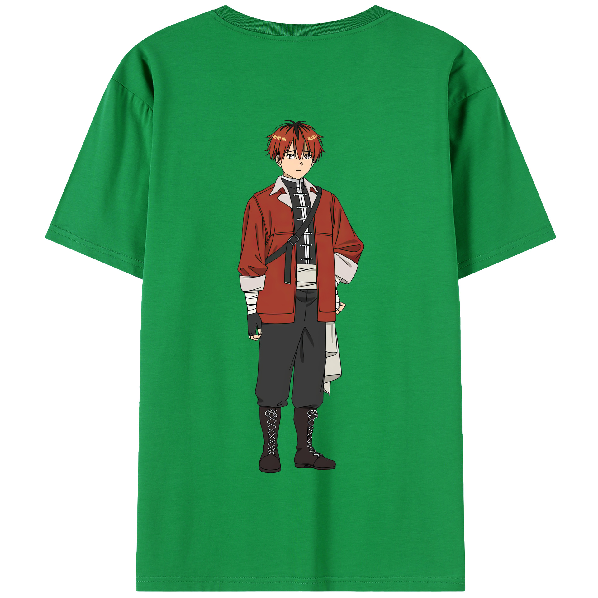 （画像用） 葬送のフリーレン Frieren 綿100％半袖Tシャツ（背面プリント）