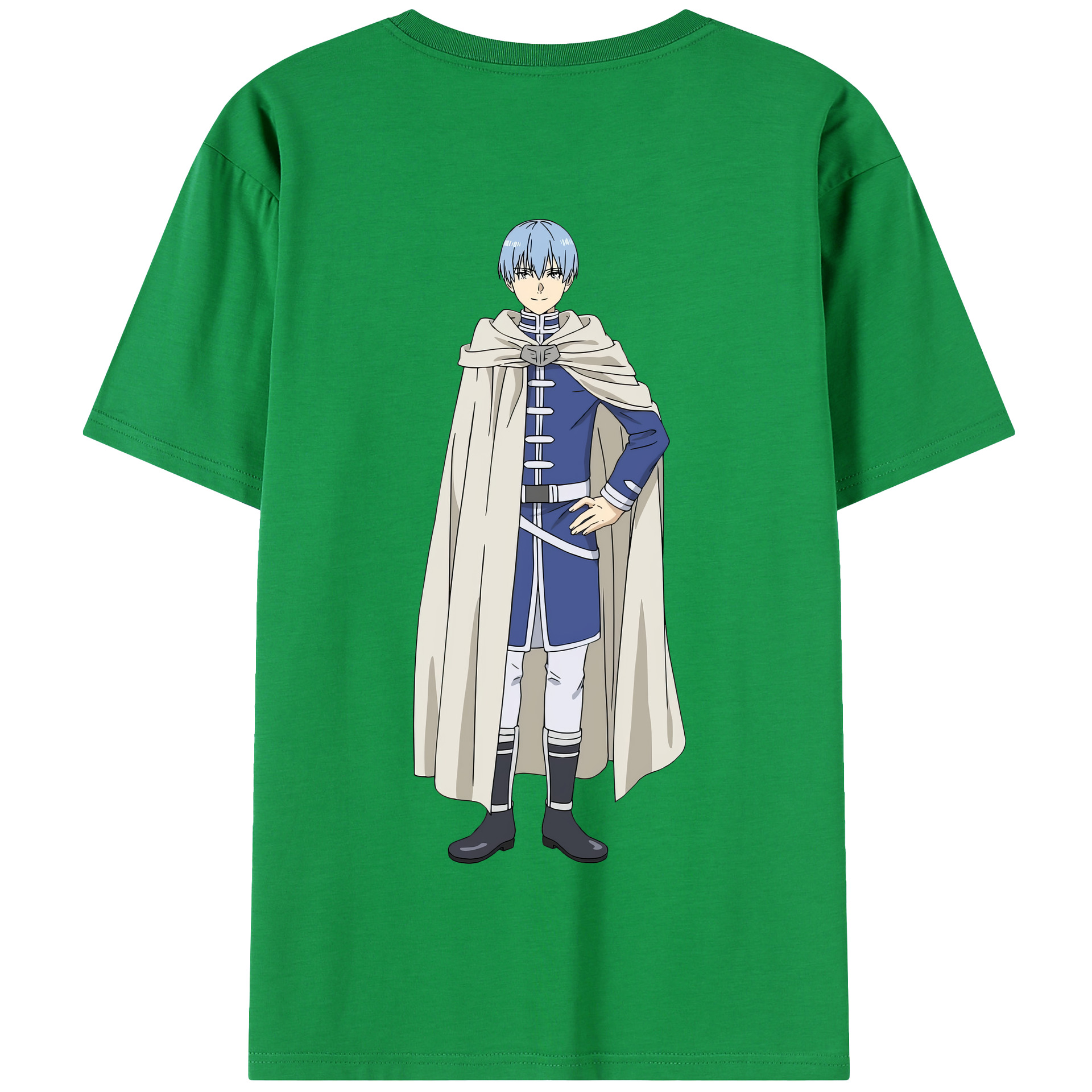（画像用） 葬送のフリーレン Frieren 綿100％半袖Tシャツ（背面プリント）