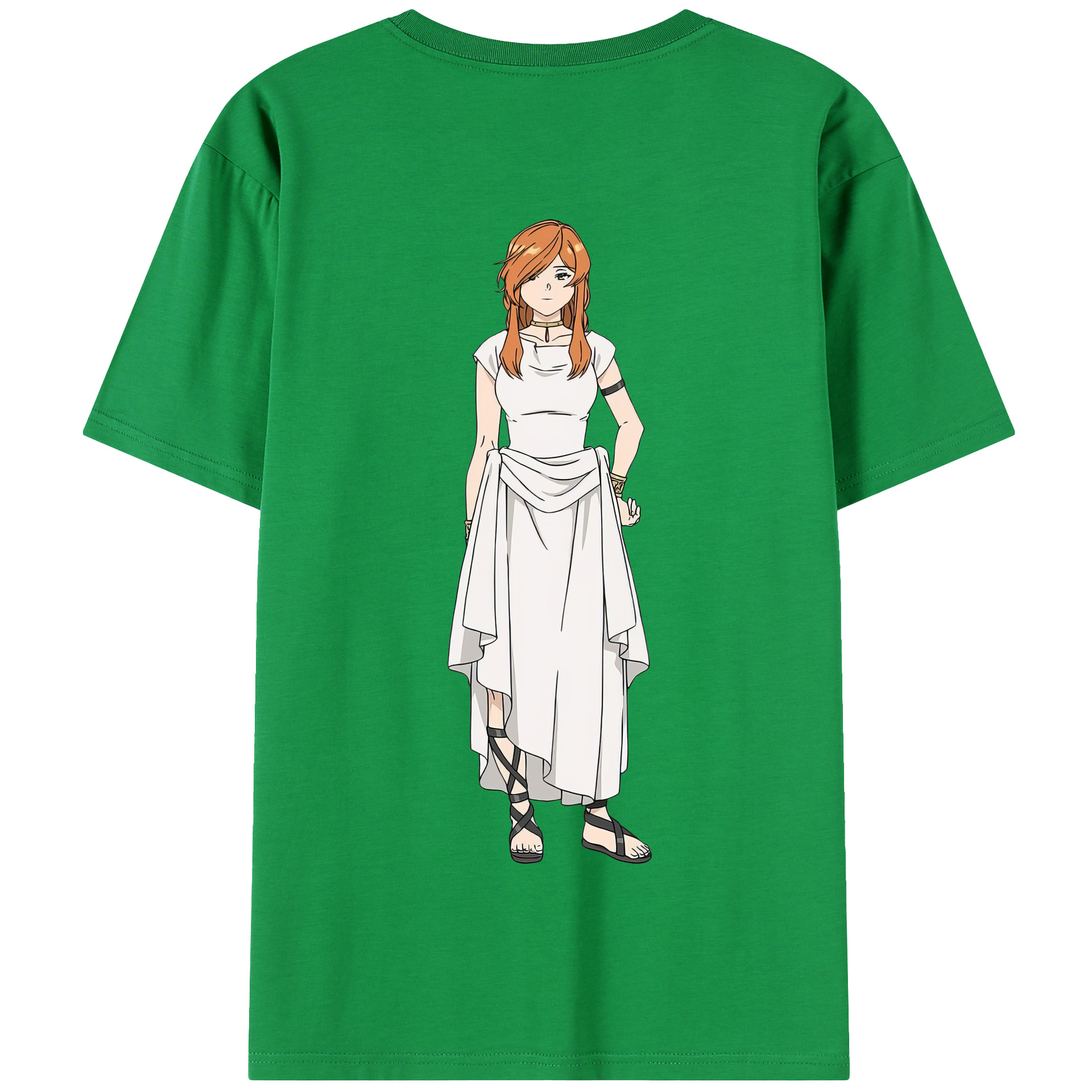 （画像用） 葬送のフリーレン Frieren 綿100％半袖Tシャツ（背面プリント）