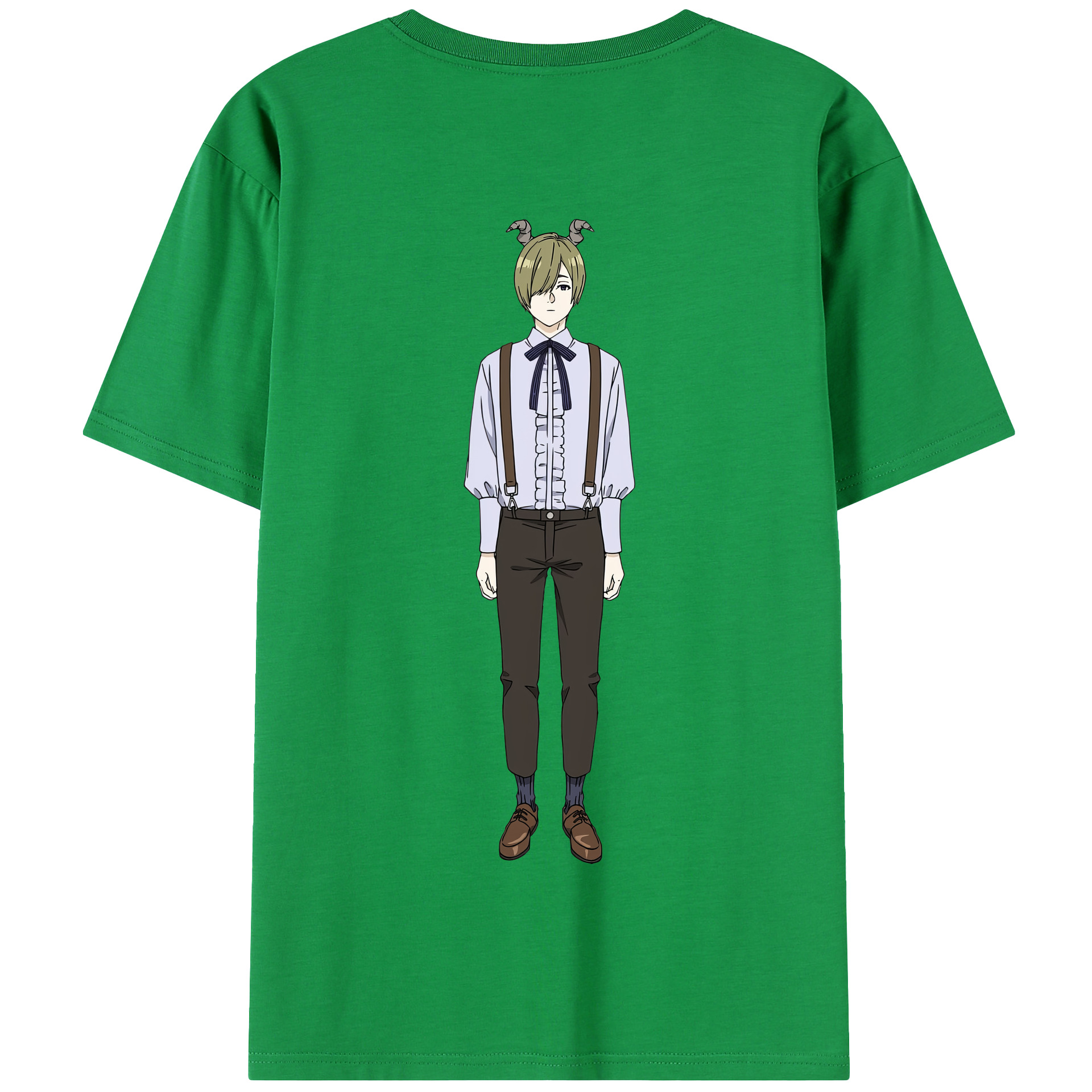 （画像用） 葬送のフリーレン Frieren 綿100％半袖Tシャツ（背面プリント）