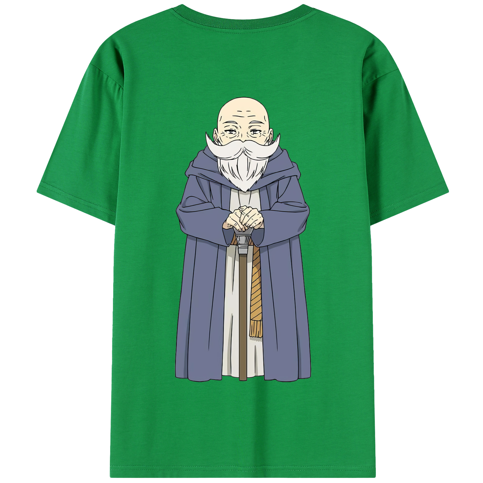 （画像用） 葬送のフリーレン Frieren 綿100％半袖Tシャツ（背面プリント）