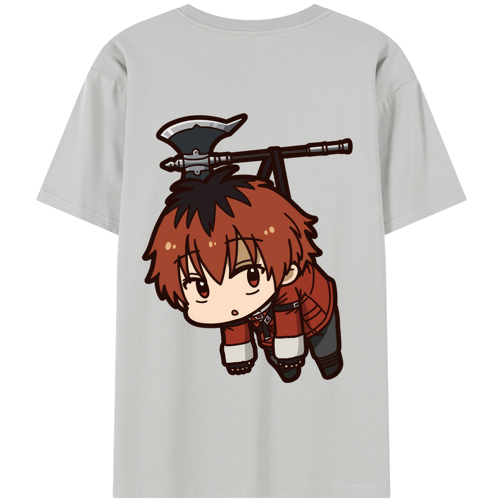 （画像用） 葬送のフリーレン Frieren 綿100％半袖Tシャツ（背面プリント）