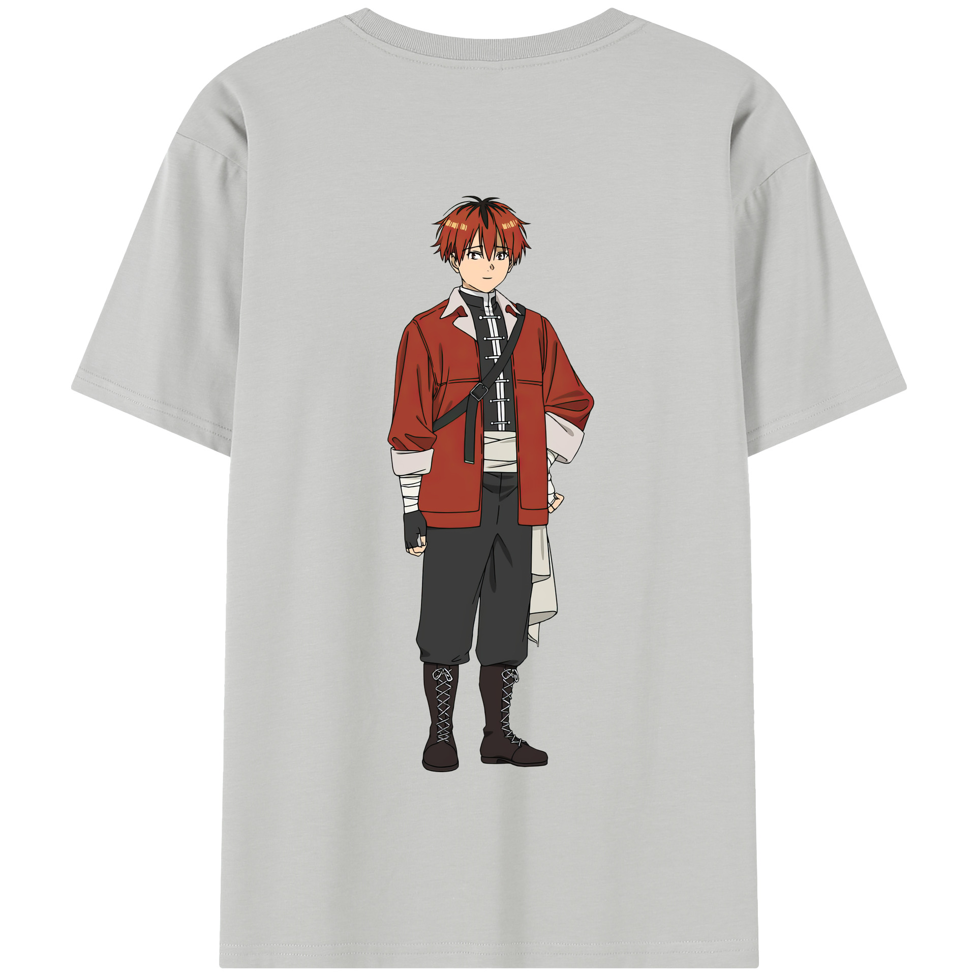 （画像用） 葬送のフリーレン Frieren 綿100％半袖Tシャツ（背面プリント）