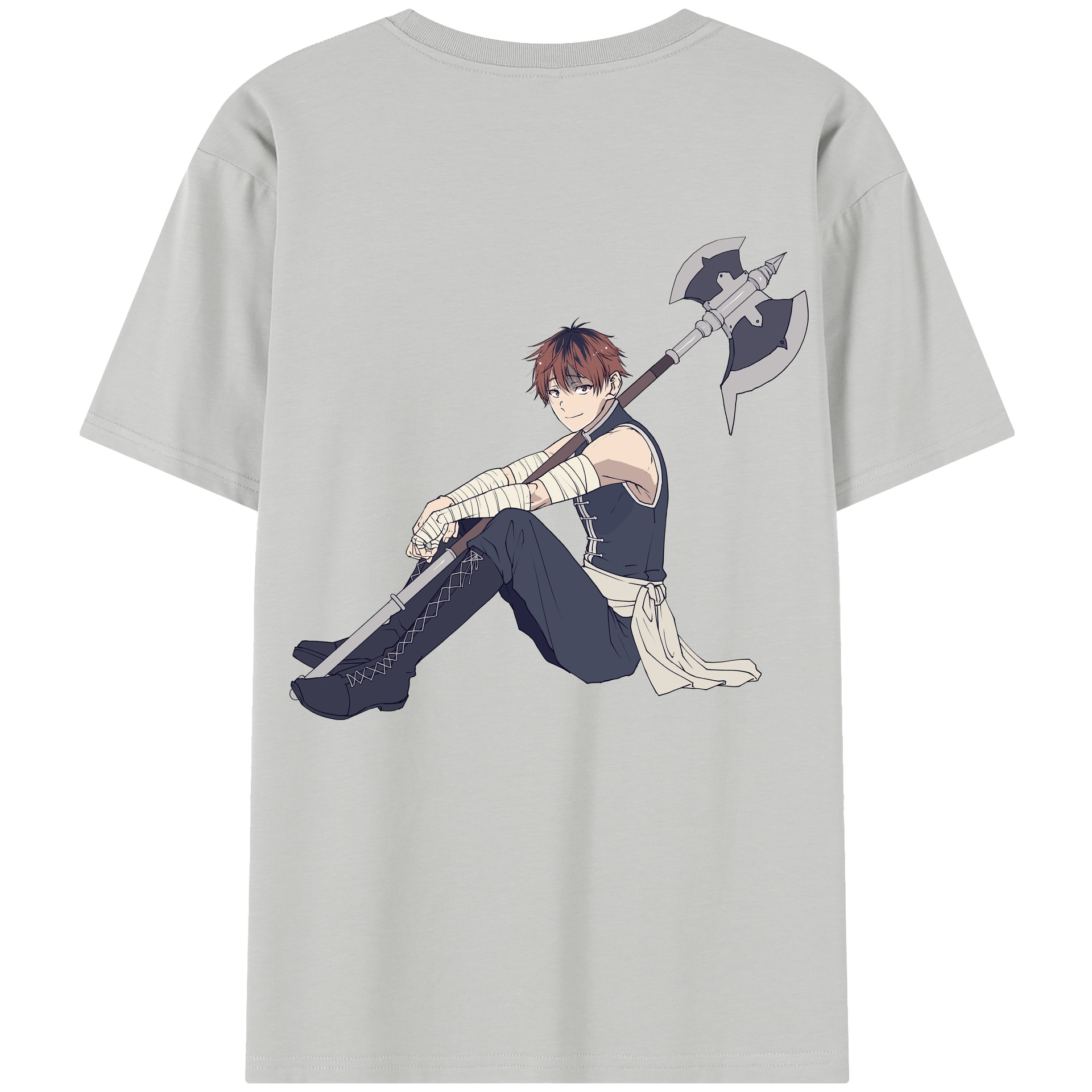 （画像用） 葬送のフリーレン Frieren 綿100％半袖Tシャツ（背面プリント）