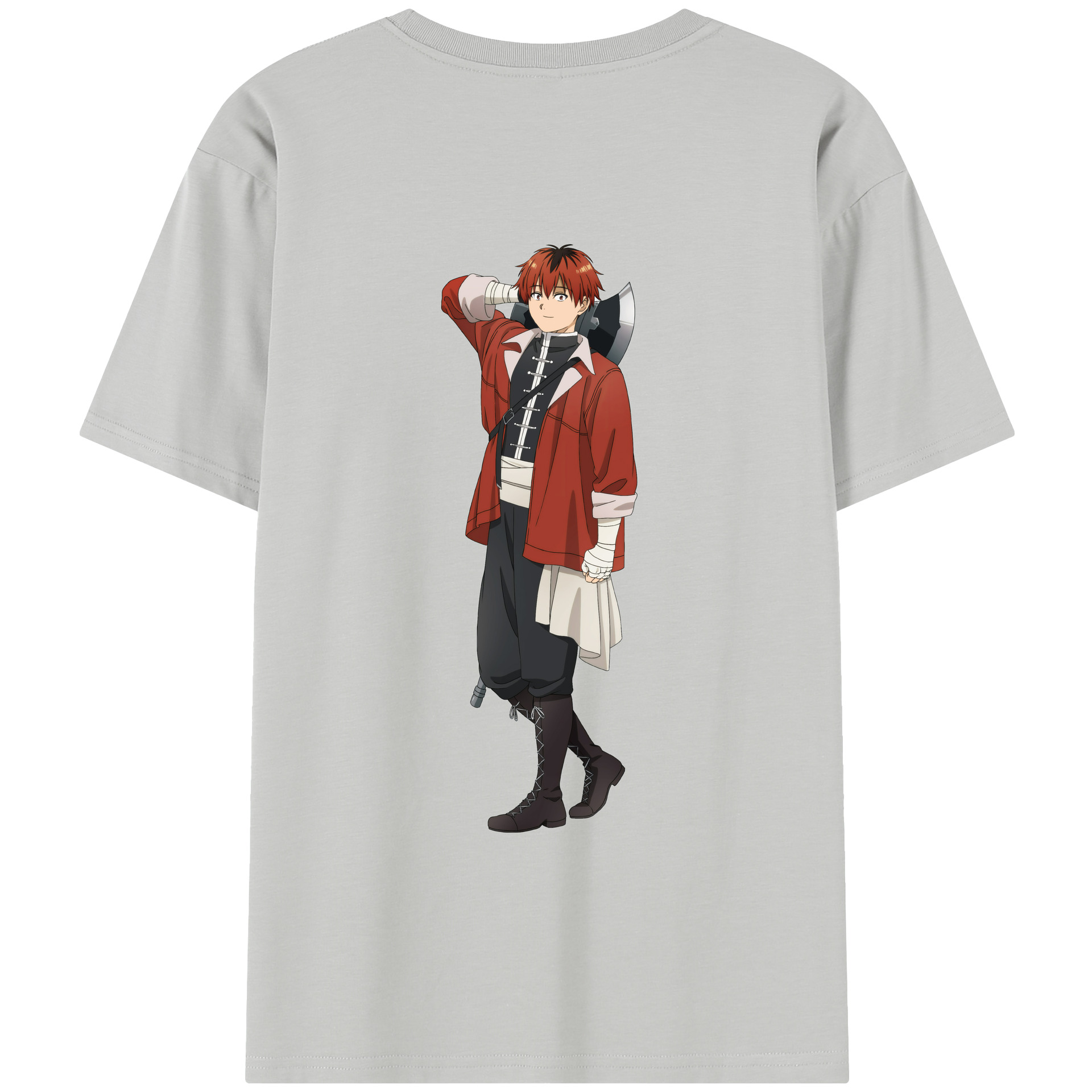 （画像用） 葬送のフリーレン Frieren 綿100％半袖Tシャツ（背面プリント）