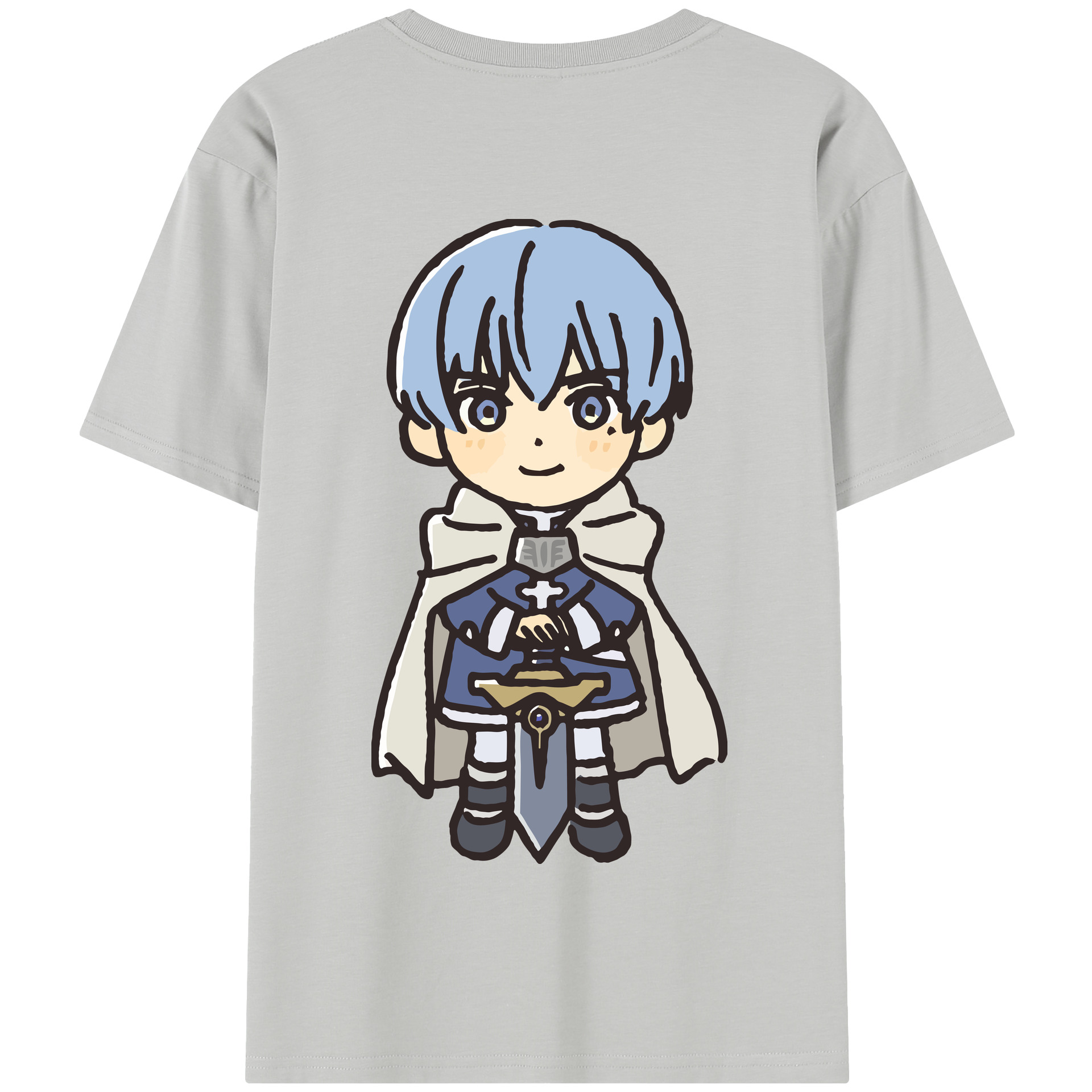 （画像用） 葬送のフリーレン Frieren 綿100％半袖Tシャツ（背面プリント）
