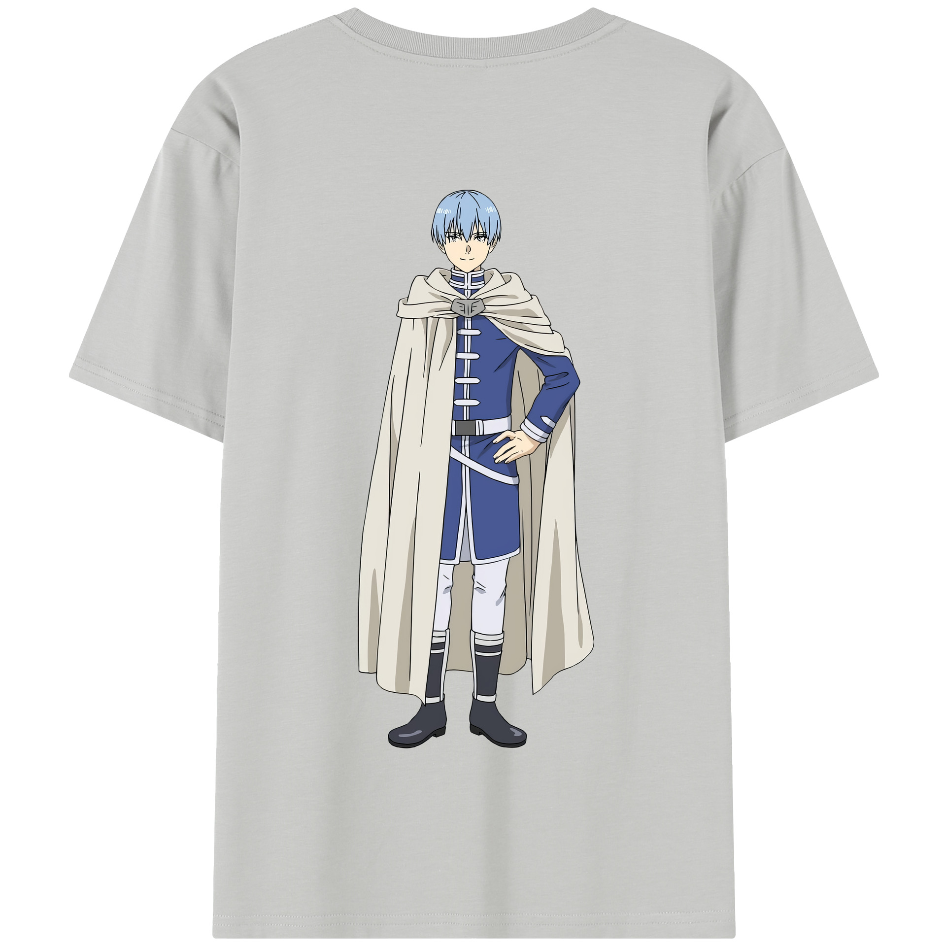 （画像用） 葬送のフリーレン Frieren 綿100％半袖Tシャツ（背面プリント）