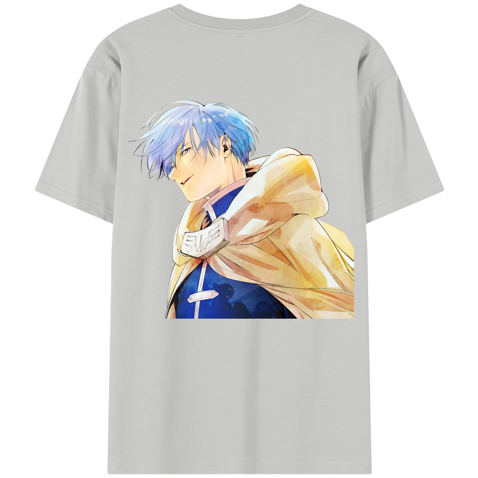（画像用） 葬送のフリーレン Frieren 綿100％半袖Tシャツ（背面プリント）