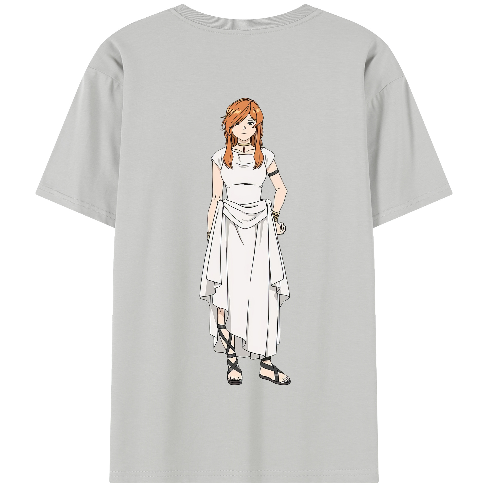 （画像用） 葬送のフリーレン Frieren 綿100％半袖Tシャツ（背面プリント）