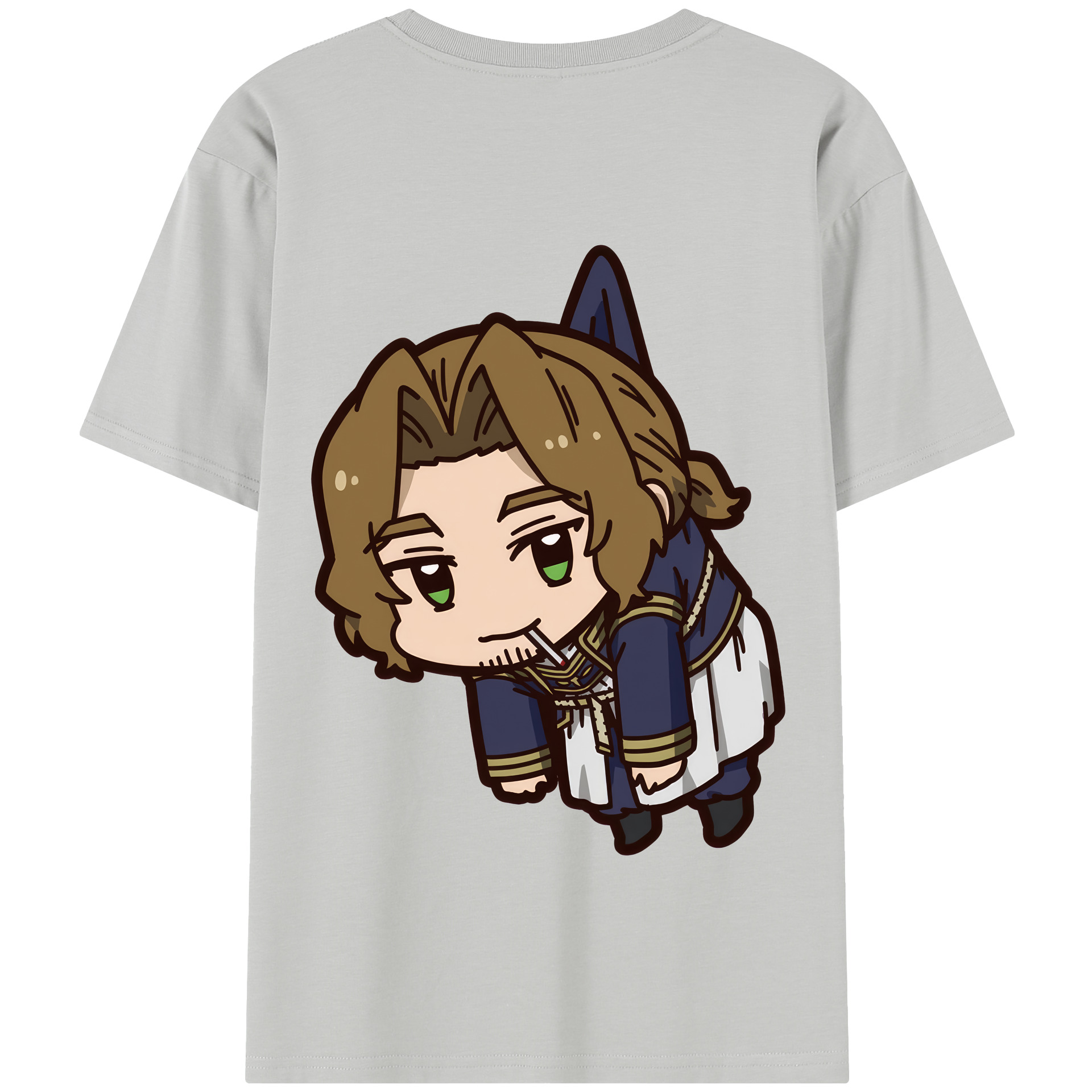 （画像用） 葬送のフリーレン Frieren 綿100％半袖Tシャツ（背面プリント）